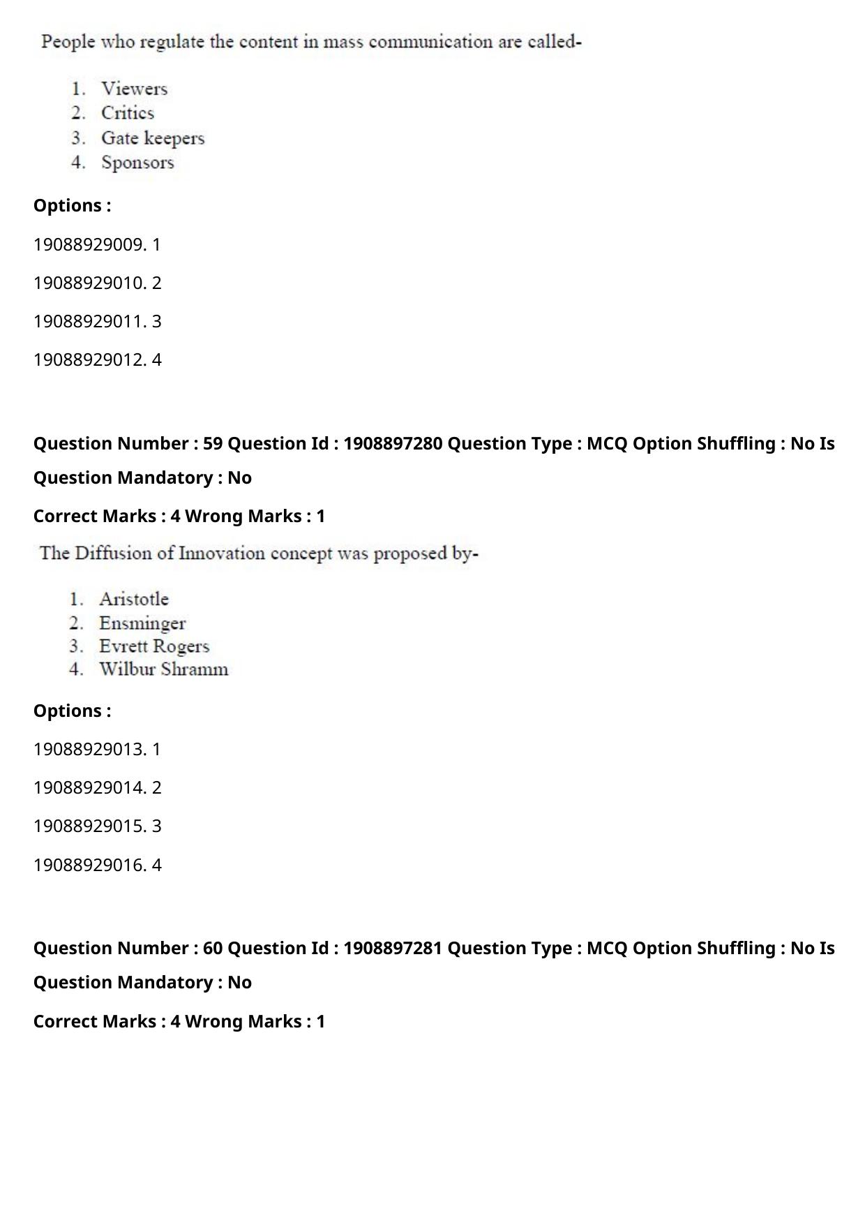 ICAR AIEEA PG 2021 HOME SCIENCE Question Paper - Page 31