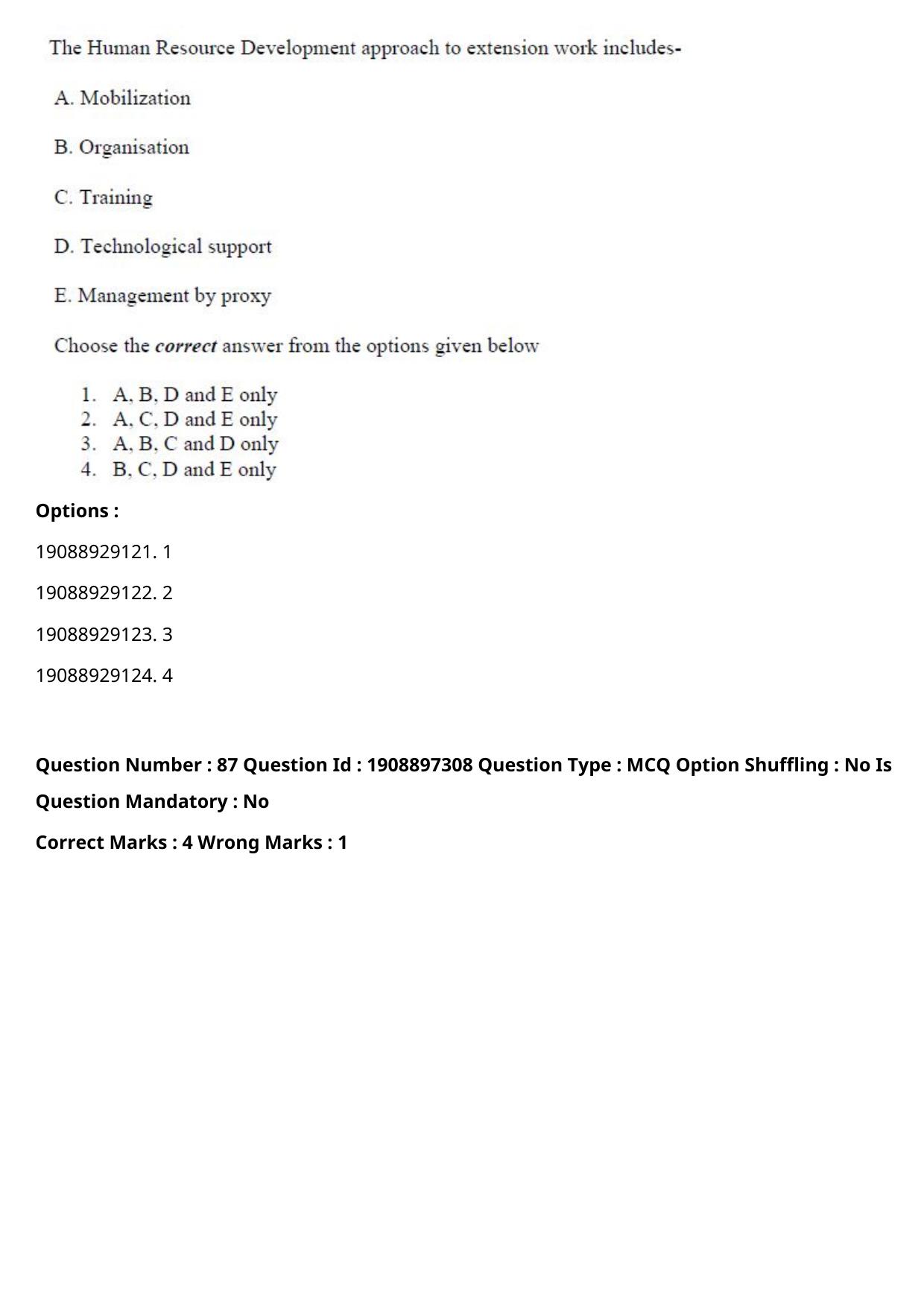 ICAR AIEEA PG 2021 HOME SCIENCE Question Paper - Page 55