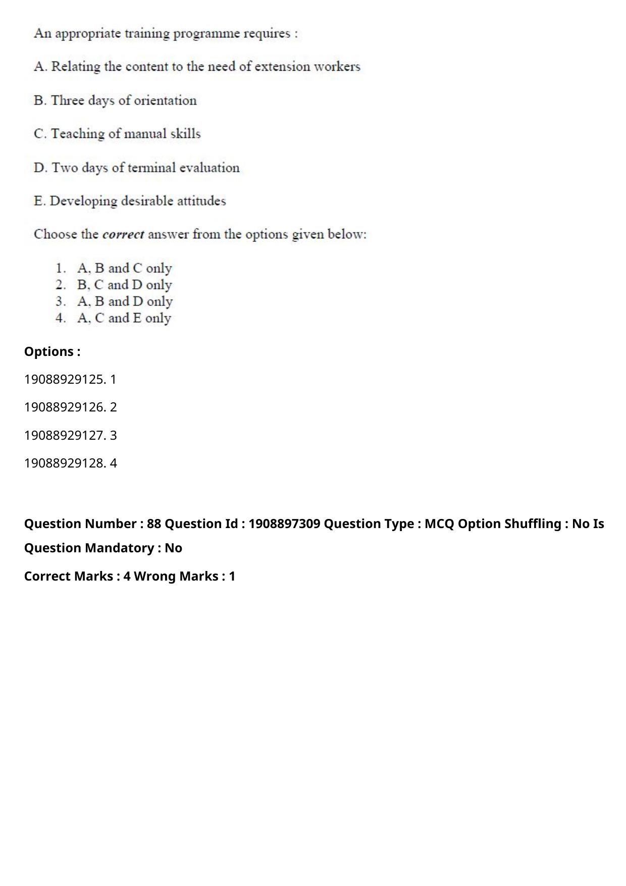 ICAR AIEEA PG 2021 HOME SCIENCE Question Paper - Page 56