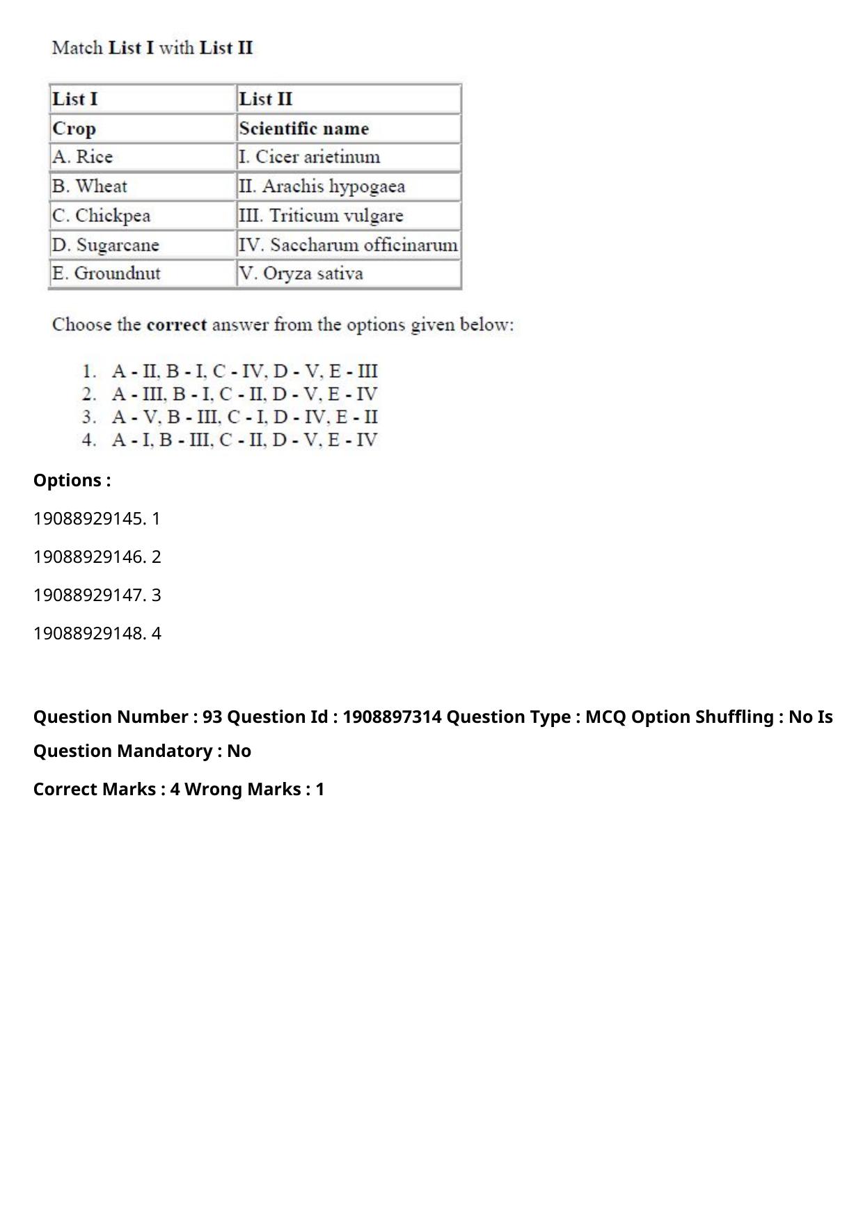 ICAR AIEEA PG 2021 HOME SCIENCE Question Paper - Page 61