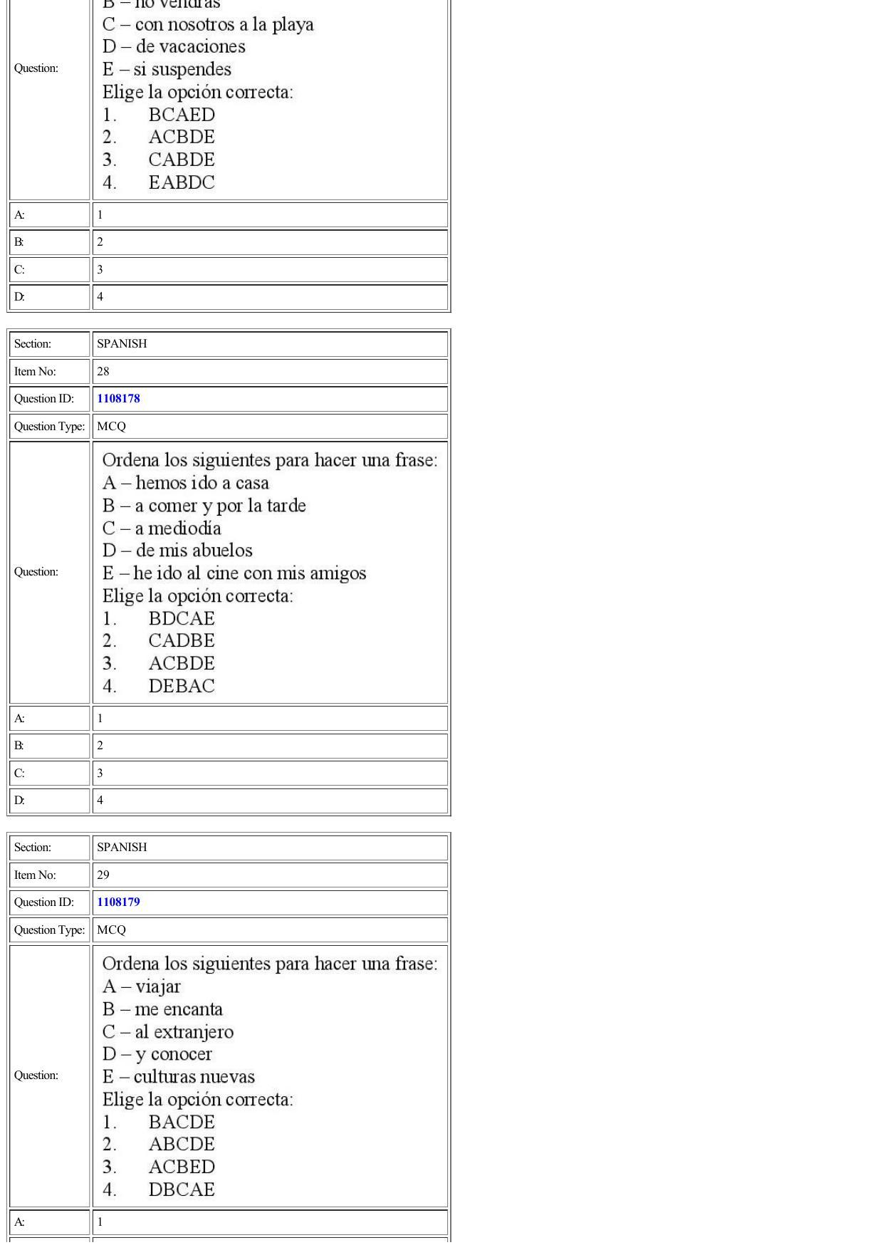 CUET 2022 Question Paper of Spanish - Page 16