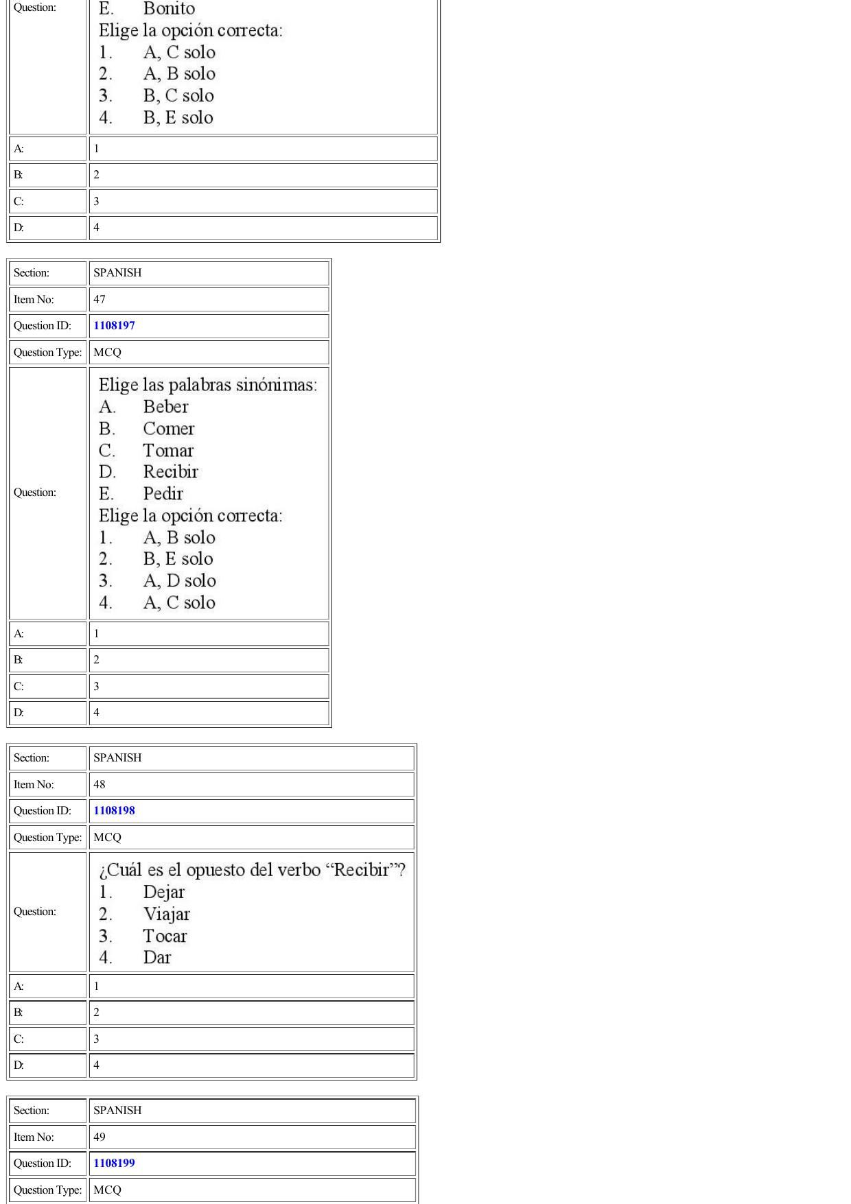 CUET 2022 Question Paper of Spanish - Page 23