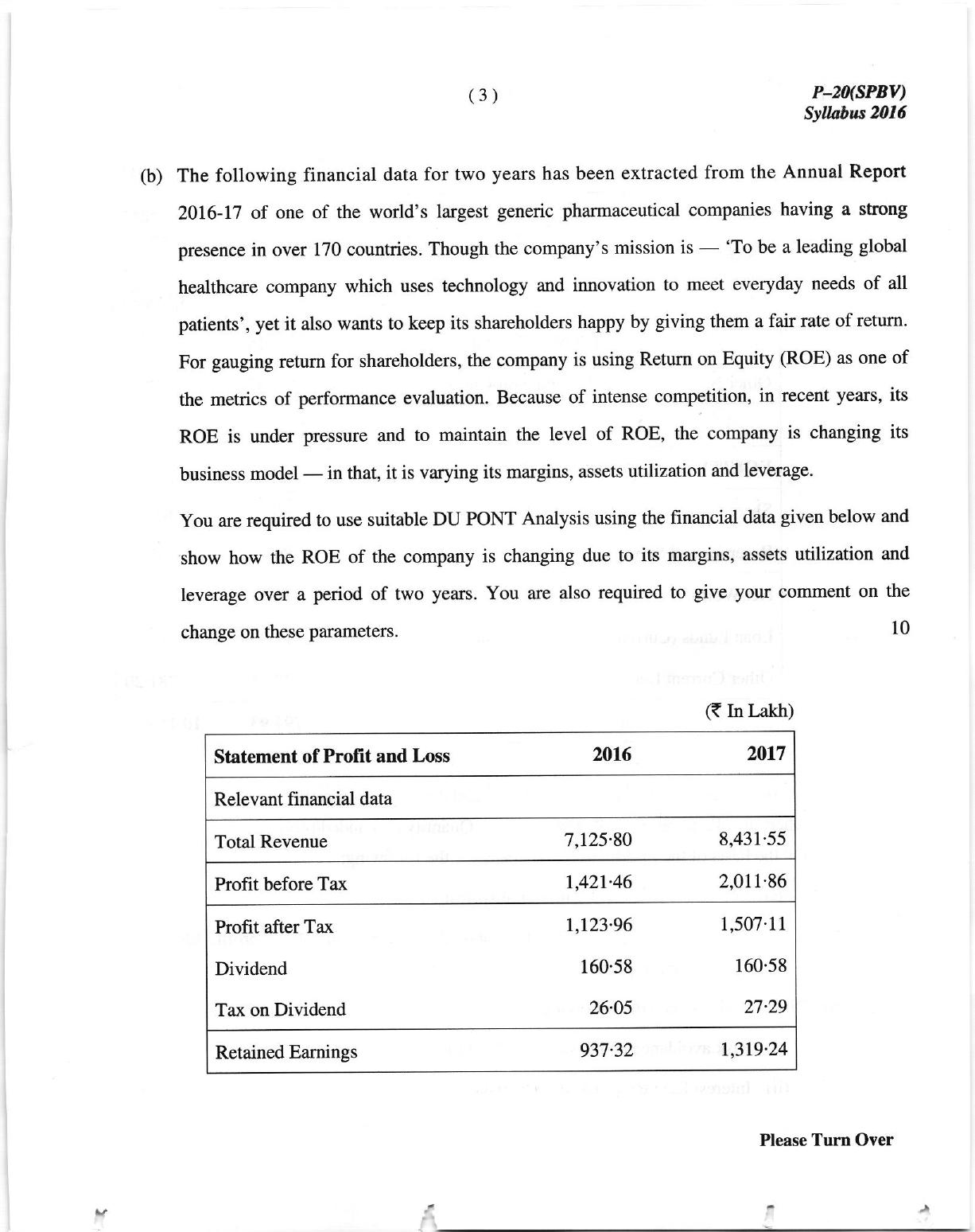 ICMAI June 2018 Strategic Performance Management & Business Valuation Question Paper (Final) - Page 3