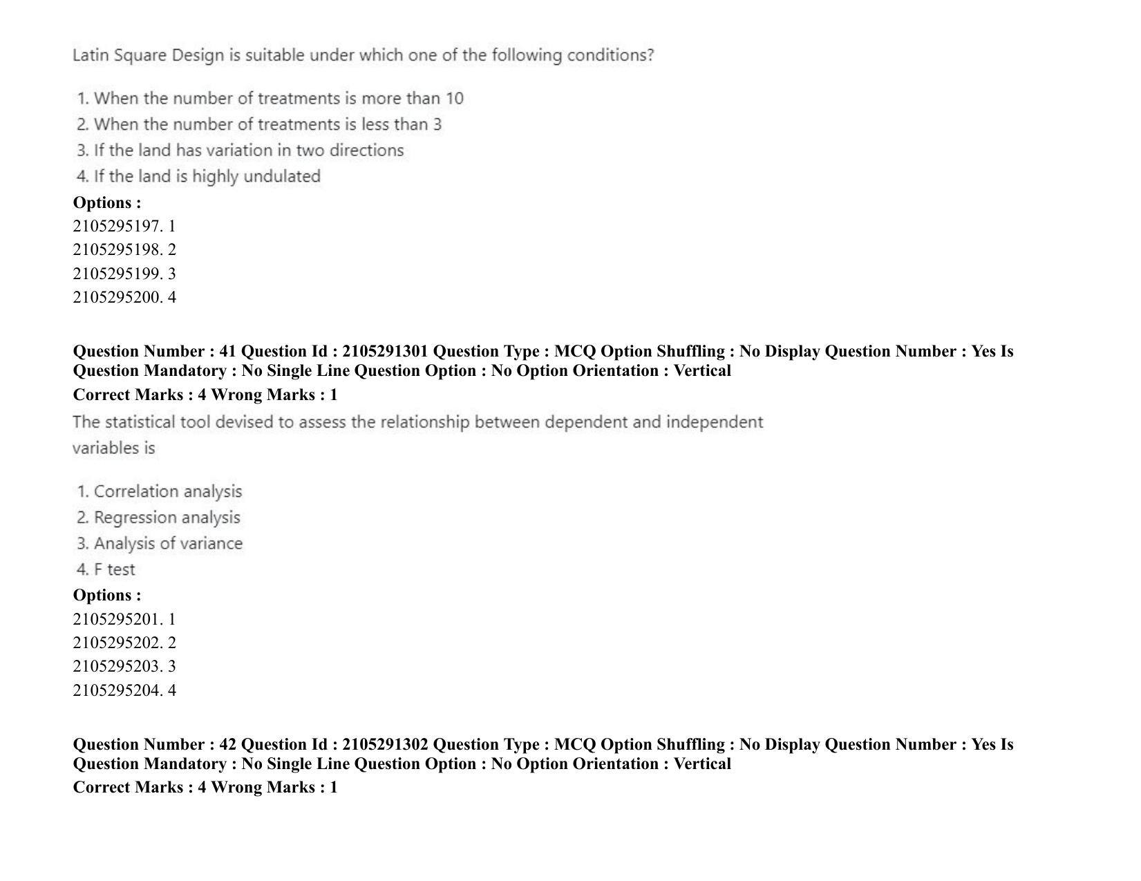 ICAR AIEEA PG 2020 FORESTRY AGROFORESTRY SILVICULTURE Question Paper - Page 22