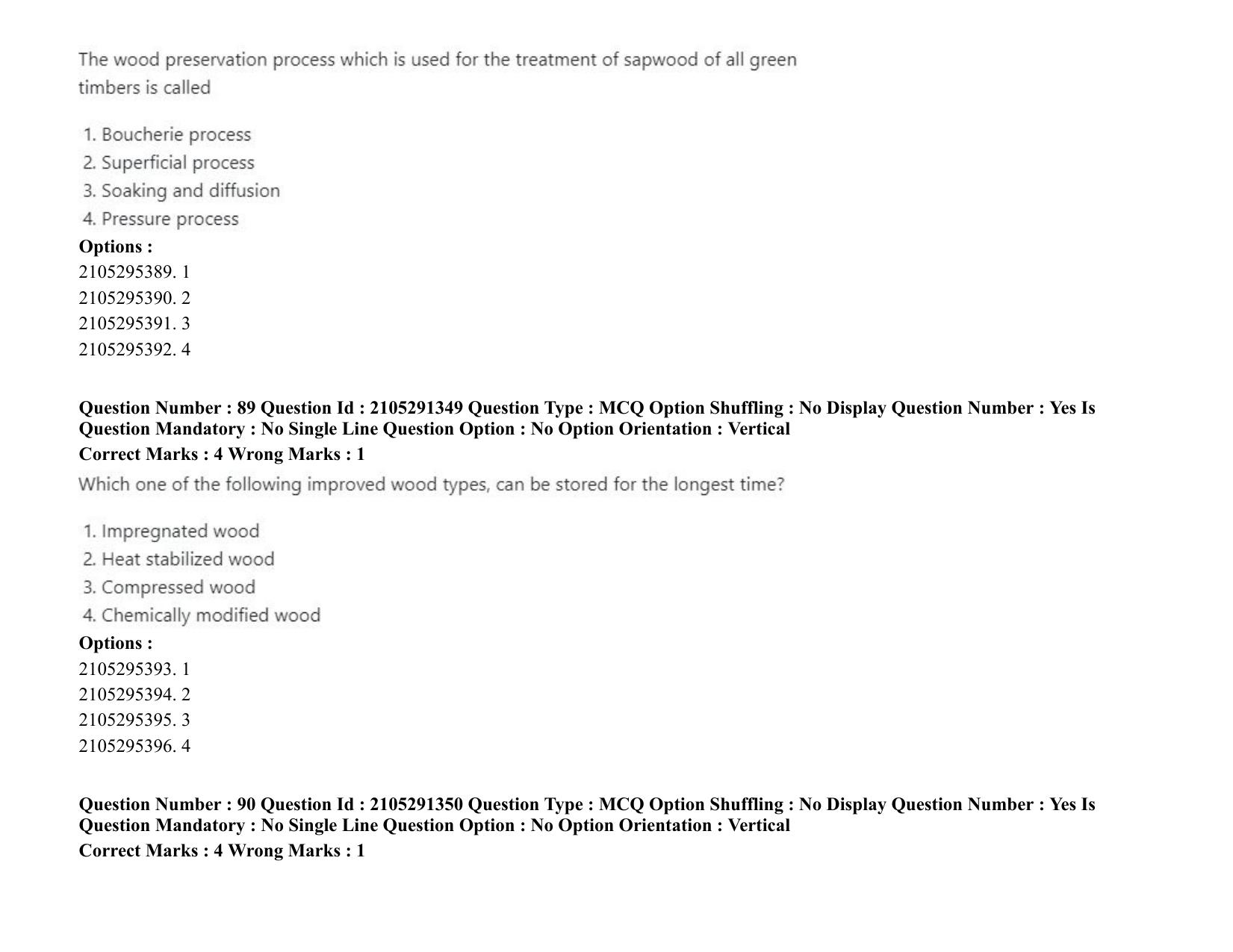 ICAR AIEEA PG 2020 FORESTRY AGROFORESTRY SILVICULTURE Question Paper - Page 46