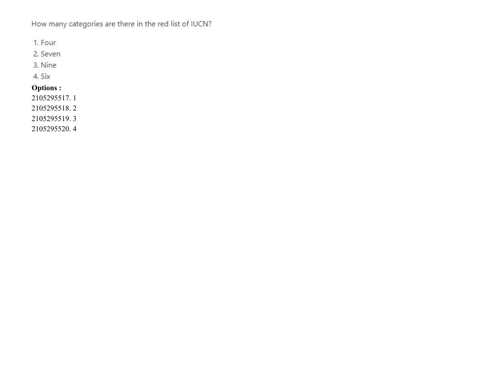 ICAR AIEEA PG 2020 FORESTRY AGROFORESTRY SILVICULTURE Question Paper - Page 62