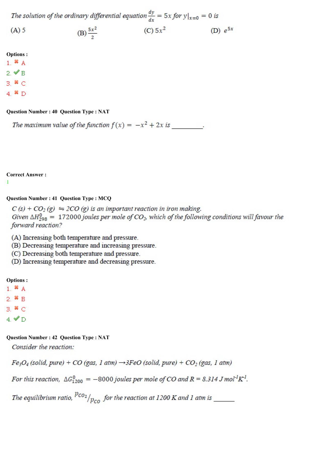 GATE 2015 Metallurgical Engineering (MT) Question Paper with Answer Key - Page 14