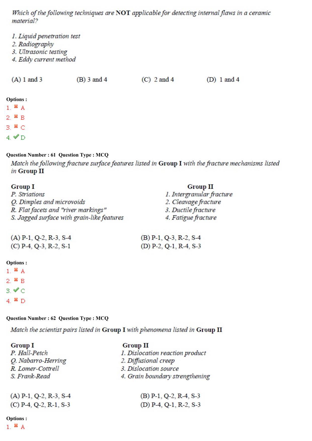 GATE 2015 Metallurgical Engineering (MT) Question Paper with Answer Key - Page 22
