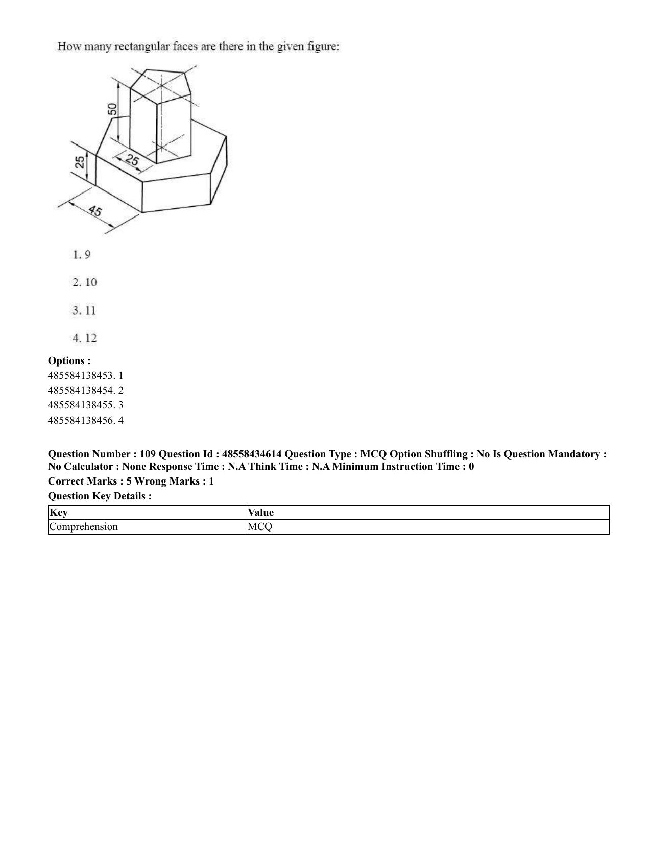 CUET 2023 English Telugu Shift 3 Question Paper - 18 June 2023 - Page 106