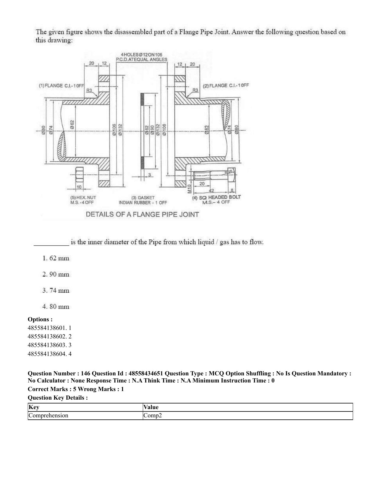 CUET 2023 English Telugu Shift 3 Question Paper - 18 June 2023 - Page 157