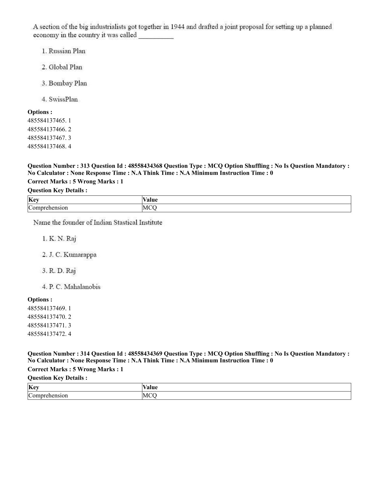 CUET 2023 English Telugu Shift 3 Question Paper - 18 June 2023 - Page 294