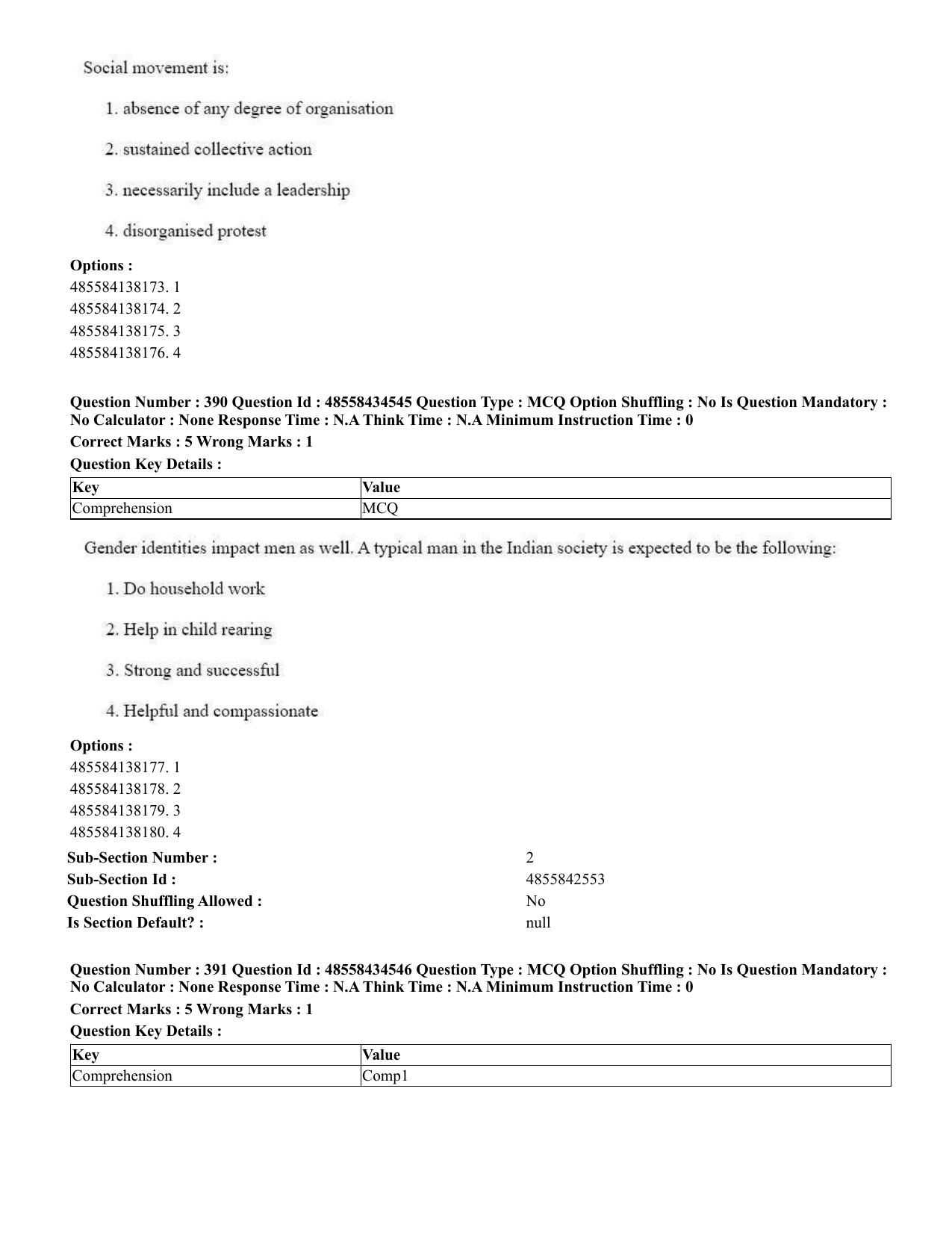 CUET 2023 English Telugu Shift 3 Question Paper - 18 June 2023 - Page 337