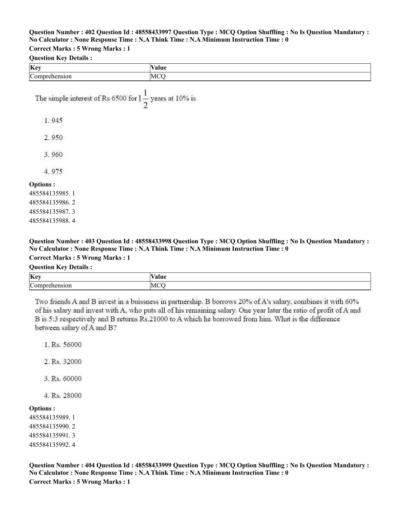 CUET 2023 English Telugu Shift 3 Question Paper - 18 June 2023 - Page 346