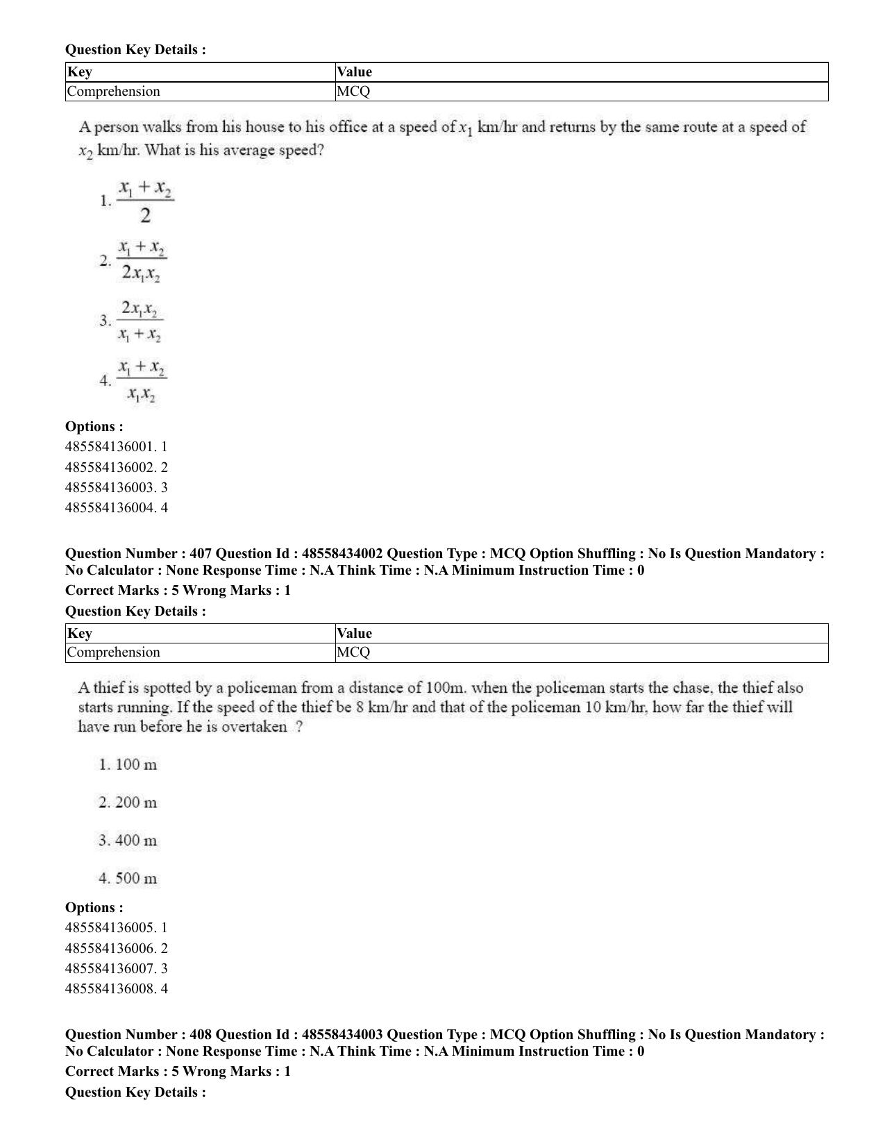 CUET 2023 English Telugu Shift 3 Question Paper - 18 June 2023 - Page 348