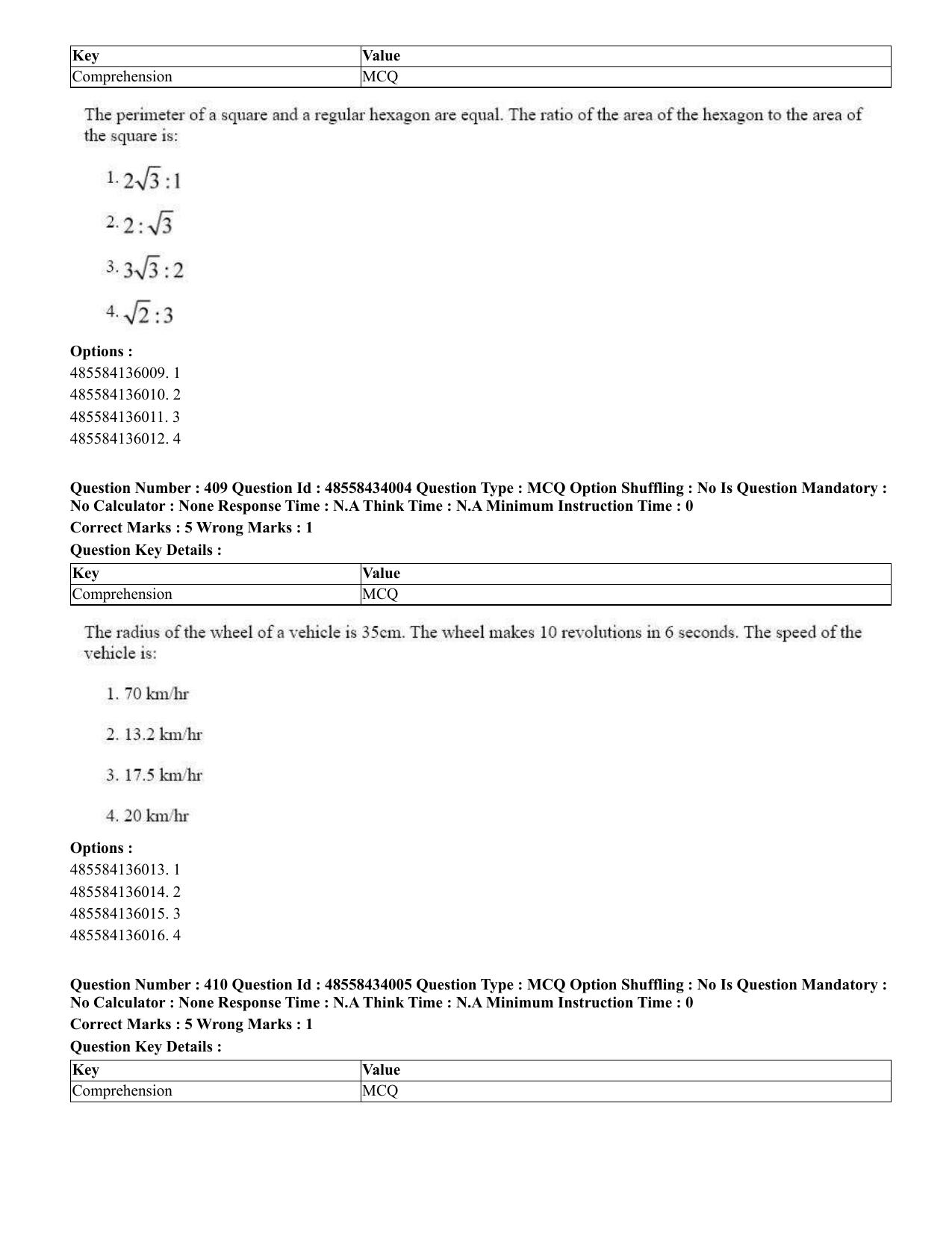 CUET 2023 English Telugu Shift 3 Question Paper - 18 June 2023 - Page 349