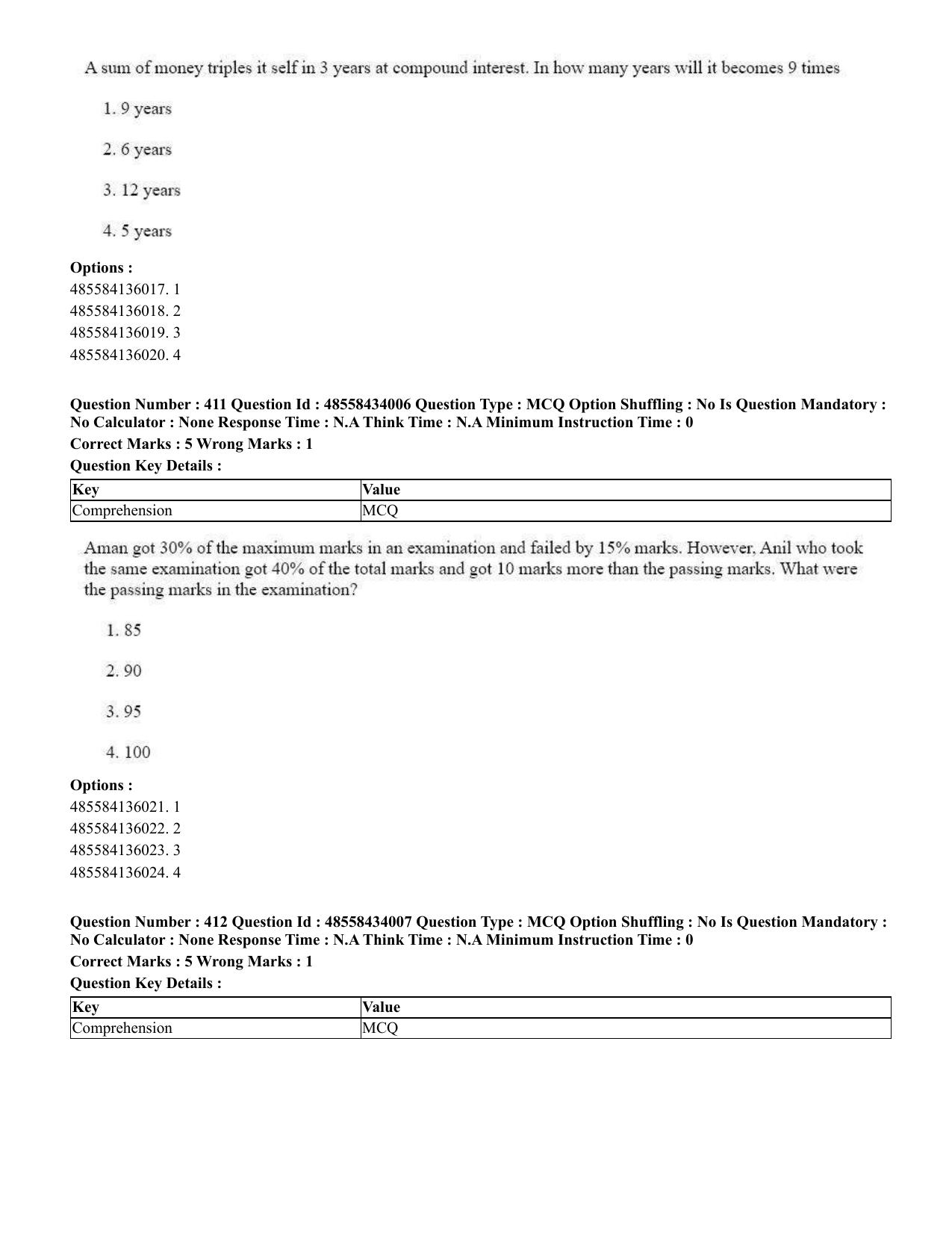 CUET 2023 English Telugu Shift 3 Question Paper - 18 June 2023 - Page 350
