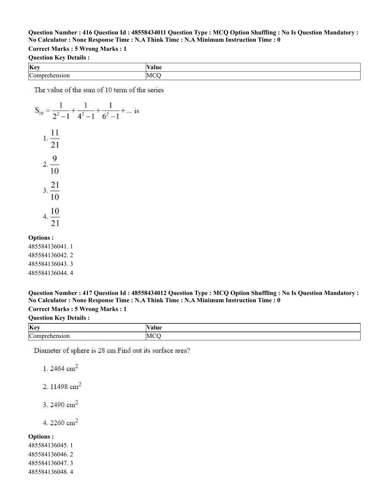 CUET 2023 English Telugu Shift 3 Question Paper - 18 June 2023 - Page 353