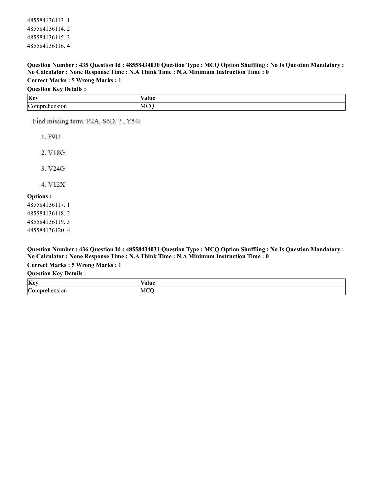 CUET 2023 English Telugu Shift 3 Question Paper - 18 June 2023 - Page 363