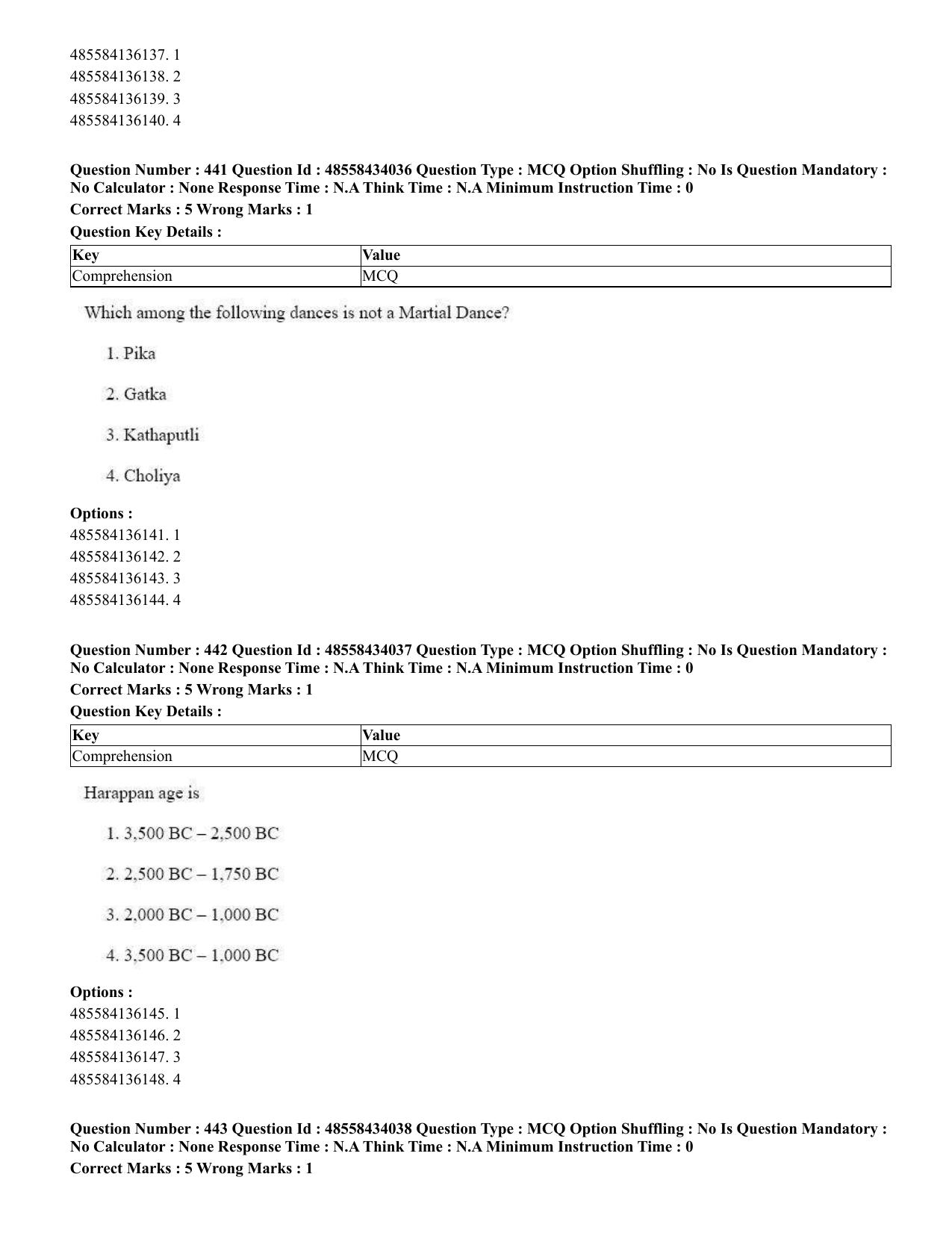 CUET 2023 English Telugu Shift 3 Question Paper - 18 June 2023 - Page 368