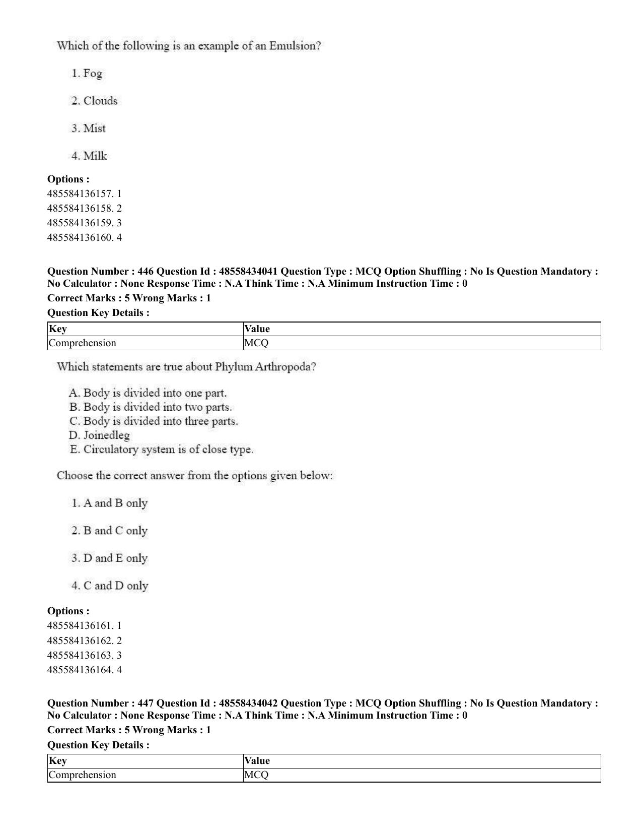 CUET 2023 English Telugu Shift 3 Question Paper - 18 June 2023 - Page 370