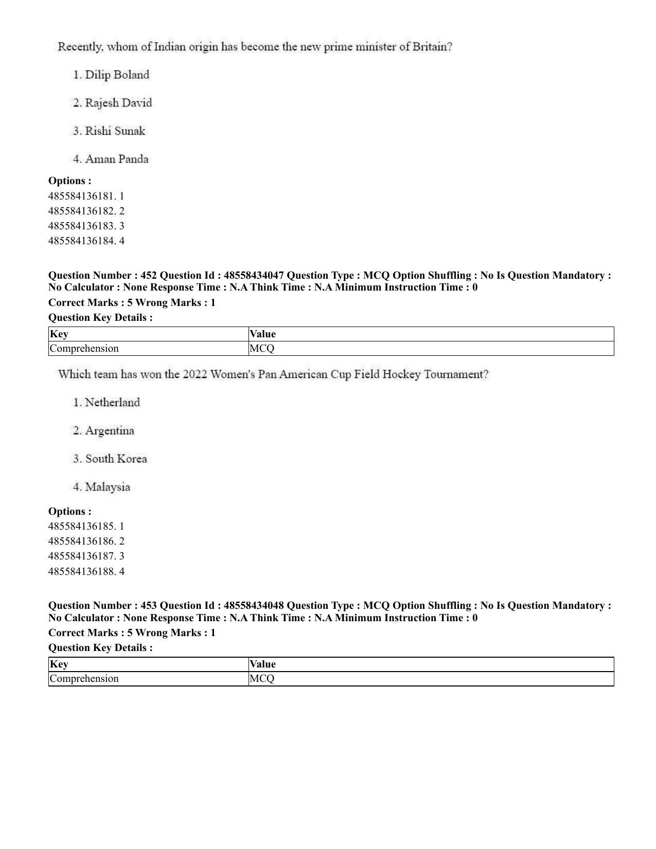 CUET 2023 English Telugu Shift 3 Question Paper - 18 June 2023 - Page 373