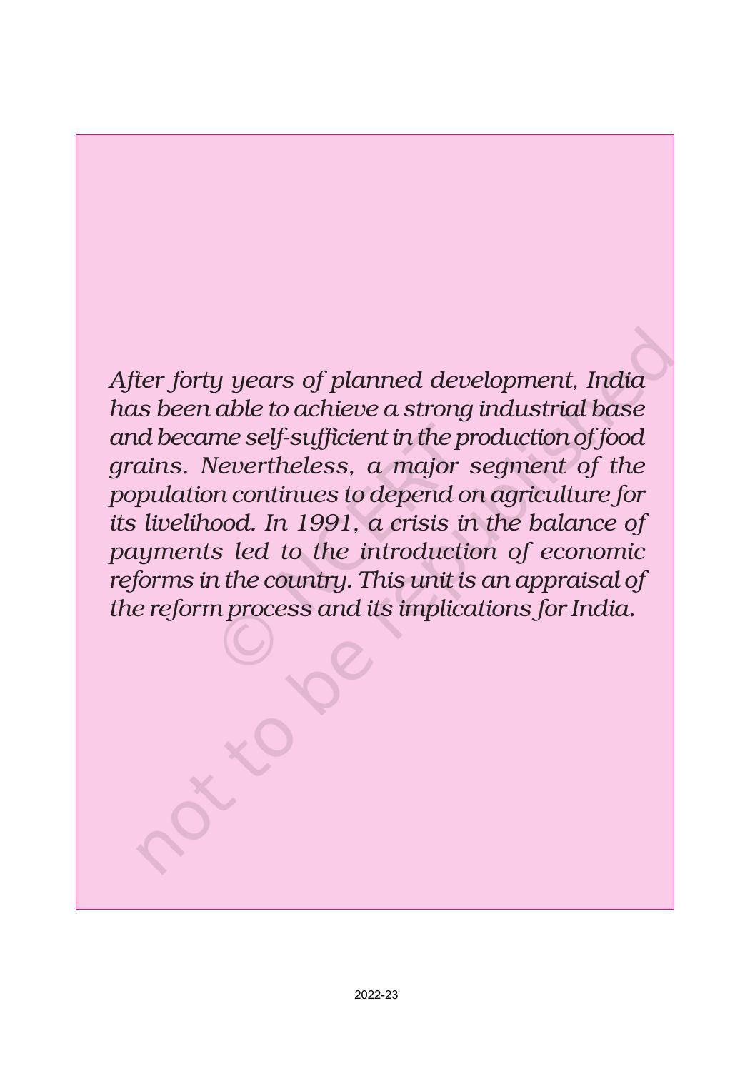 NCERT Book for Class 11 Economics (Indian Economics) Chapter 3 Liberalisation, Privatisation and Globalisation : An Appraisal - Page 2