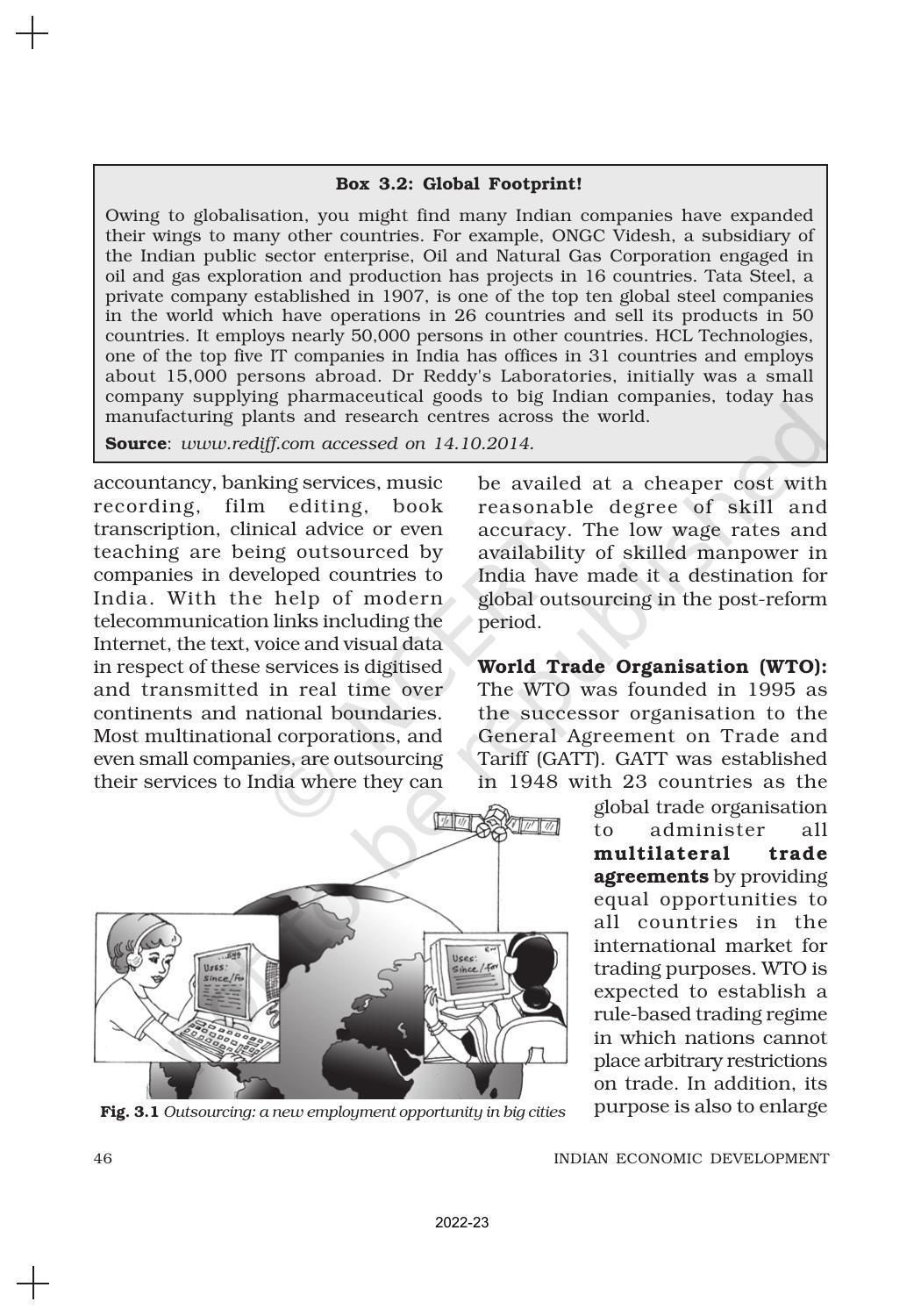 NCERT Book for Class 11 Economics (Indian Economics) Chapter 3 Liberalisation, Privatisation and Globalisation : An Appraisal - Page 11