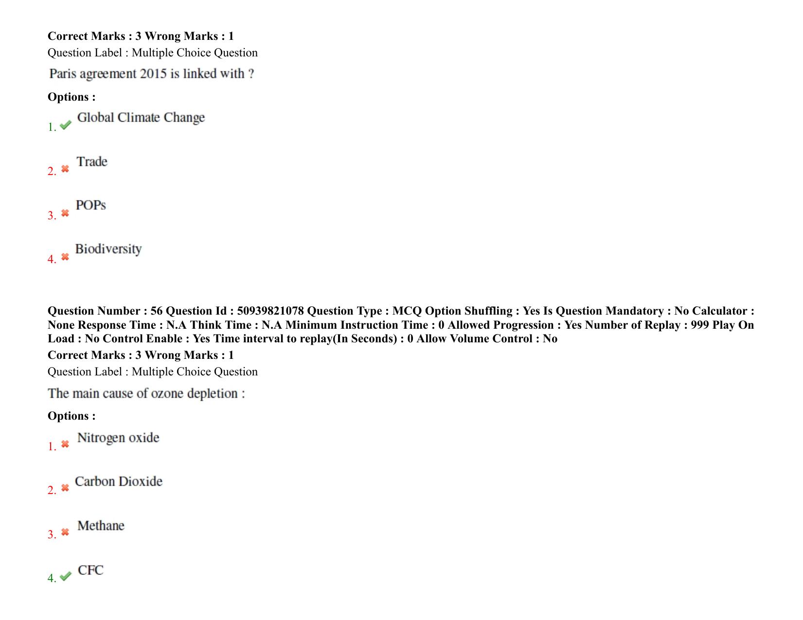 BHU RET Integrated M.Phil-Ph.D. Programme in ESD 2021 Question Pape - Page 44
