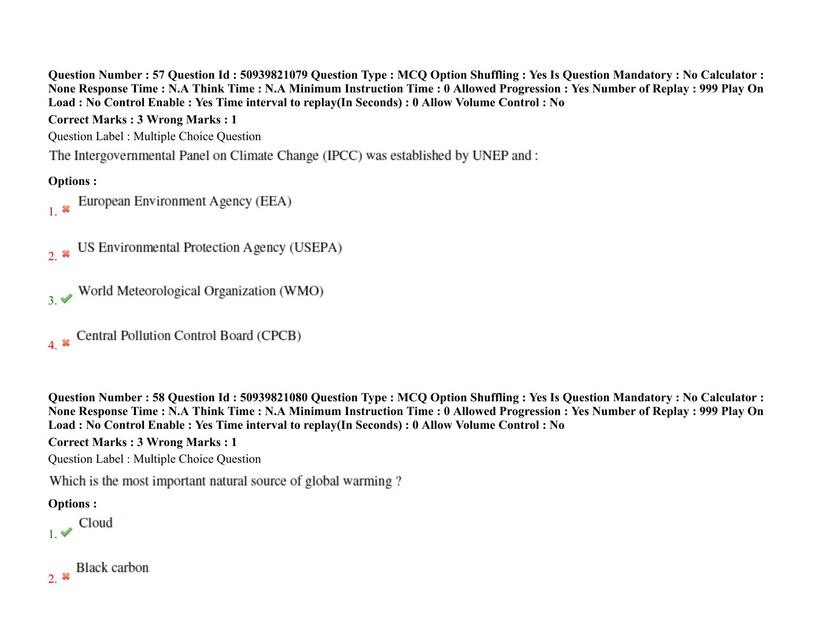 BHU RET Integrated M.Phil-Ph.D. Programme in ESD 2021 Question Pape - Page 45