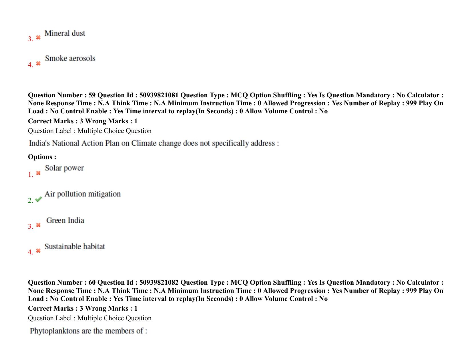 BHU RET Integrated M.Phil-Ph.D. Programme in ESD 2021 Question Pape - Page 46