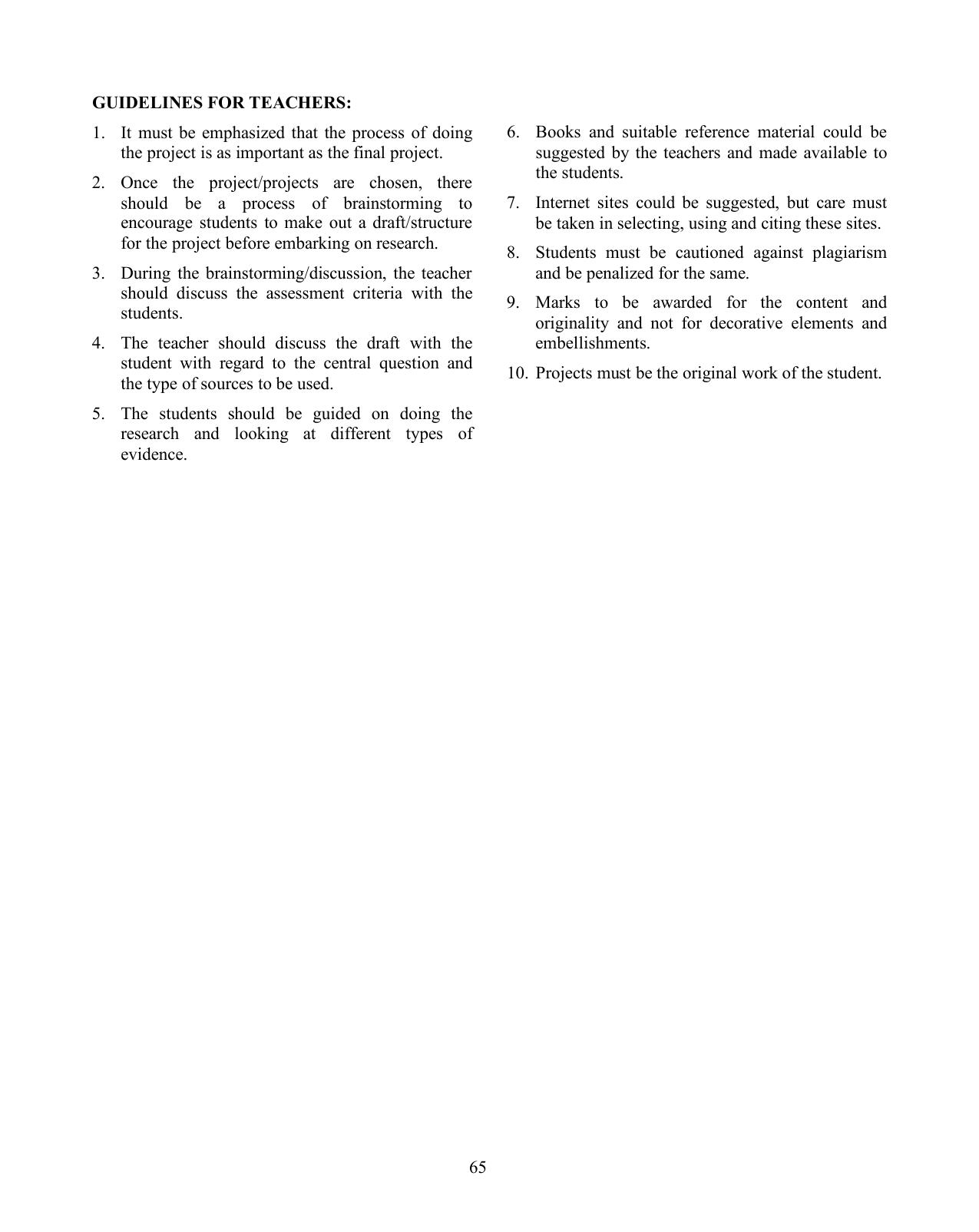 ISC Class XI & XII Political Science Syllabus - Page 9