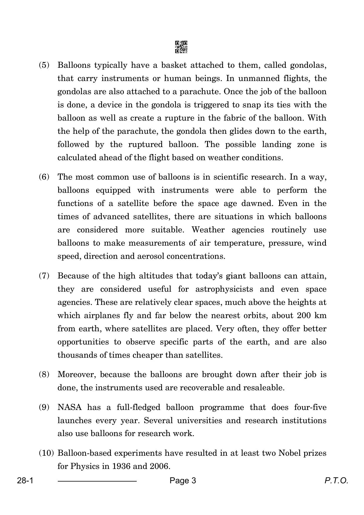 CBSE Class 12 English Elective 2024 Question Paper - Page 3