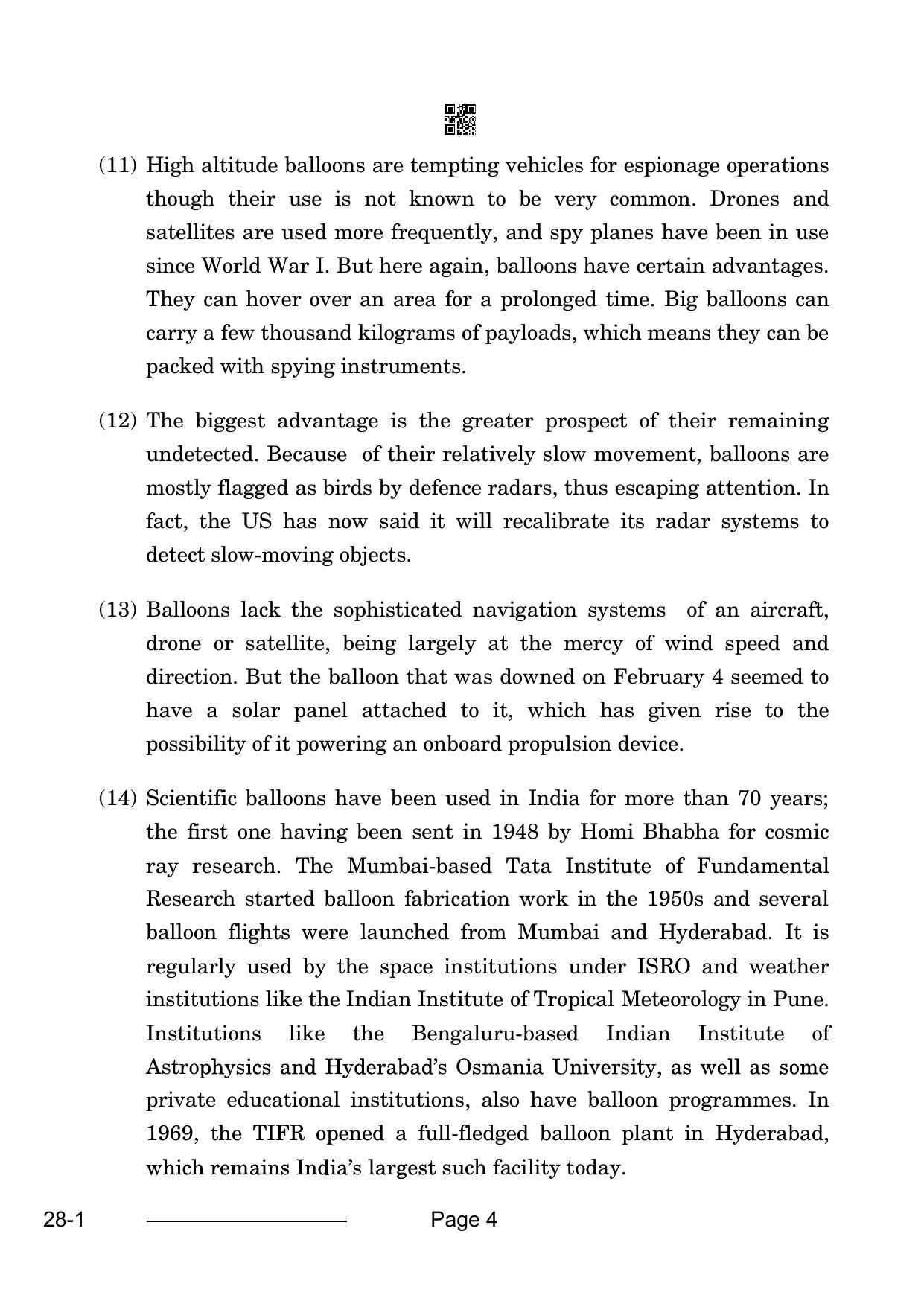CBSE Class 12 English Elective 2024 Question Paper - Page 4