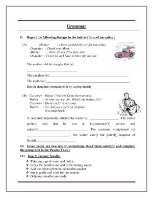 CBSE Class 8 English Worksheet Grammar Assignment 1