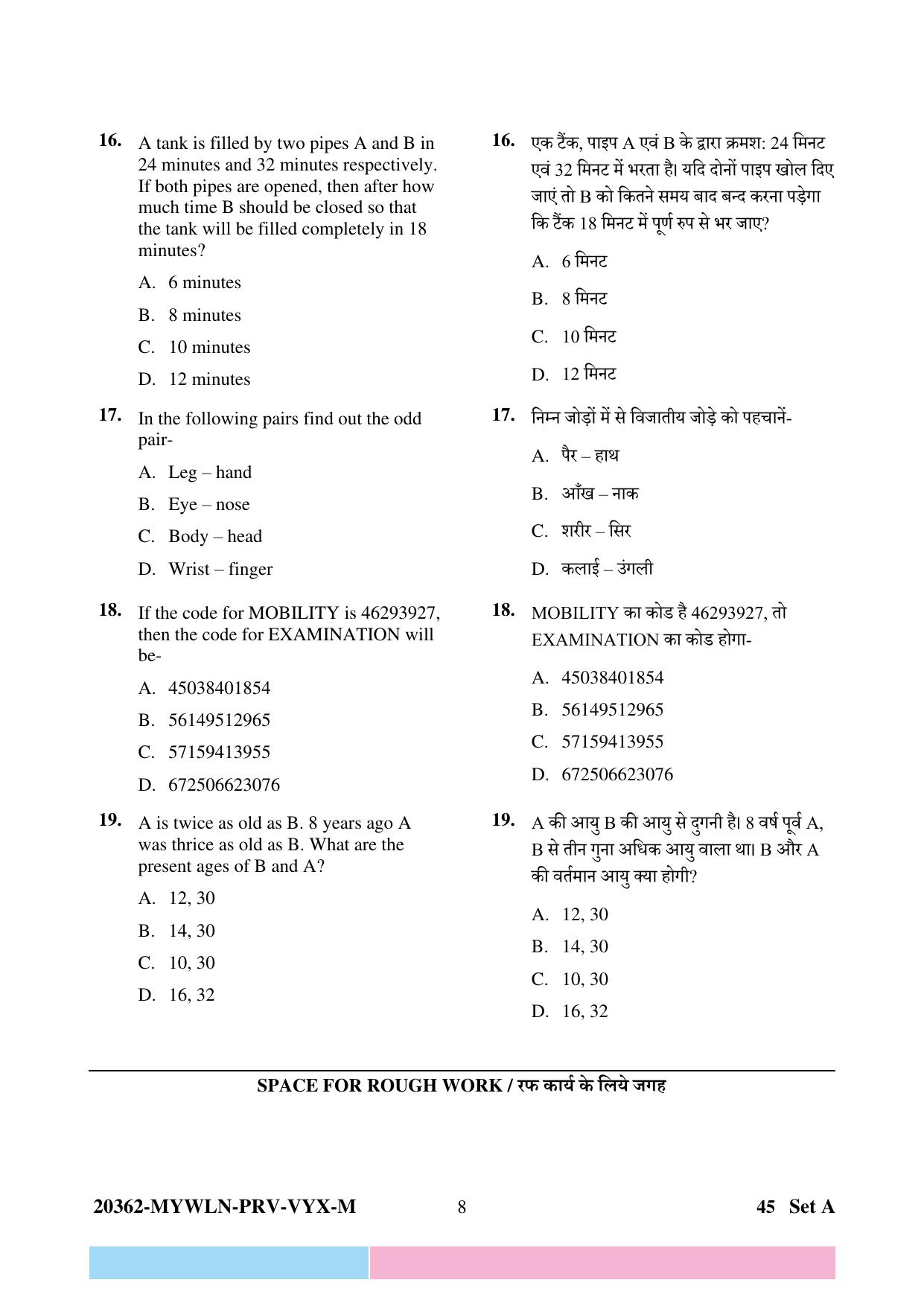 CG Pre B.Ed 2023 Question Paper - Page 8