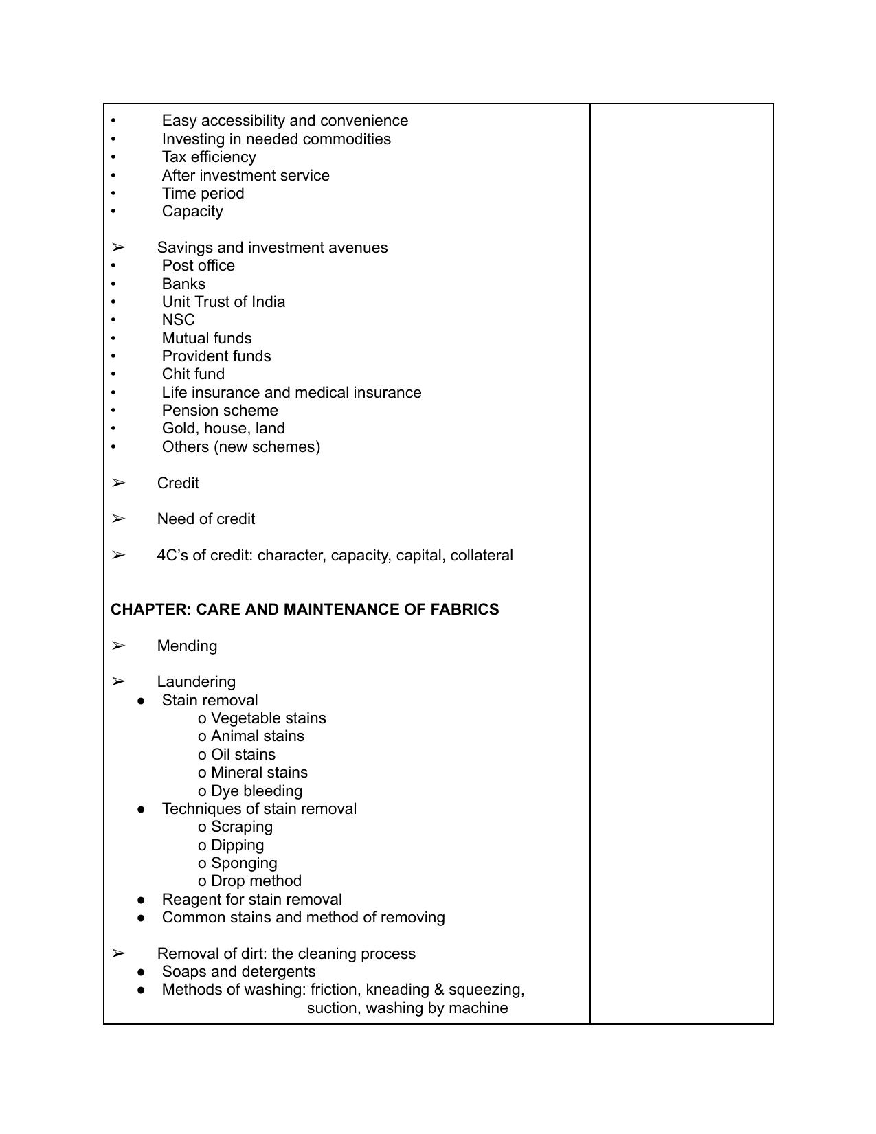 Edudel Class 11 Home Science (English Medium) Syllabus 2025 - Page 11