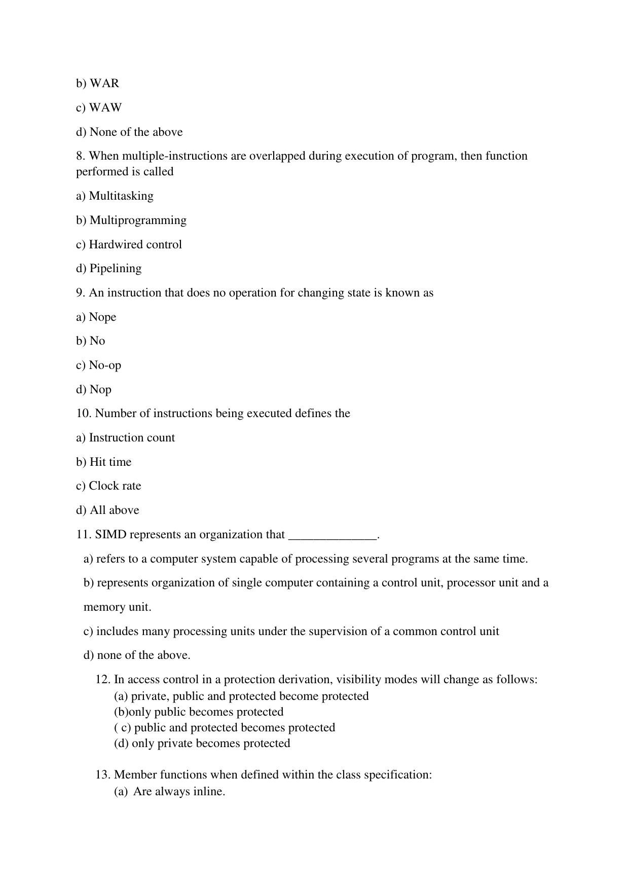 Odisha CPET COMPUTER SCIENCE SET II 2021 Question Paper - Page 2