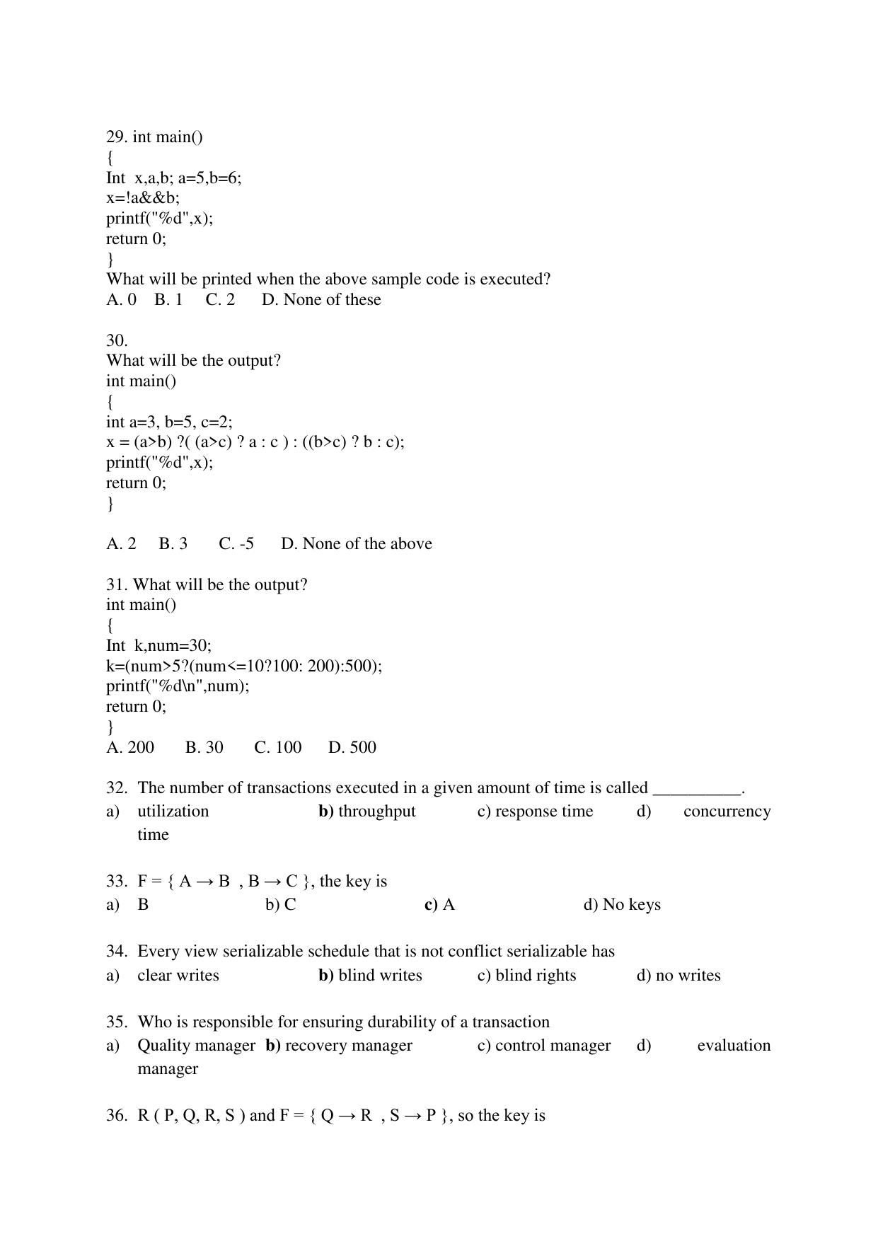 Odisha CPET COMPUTER SCIENCE SET II 2021 Question Paper - Page 6