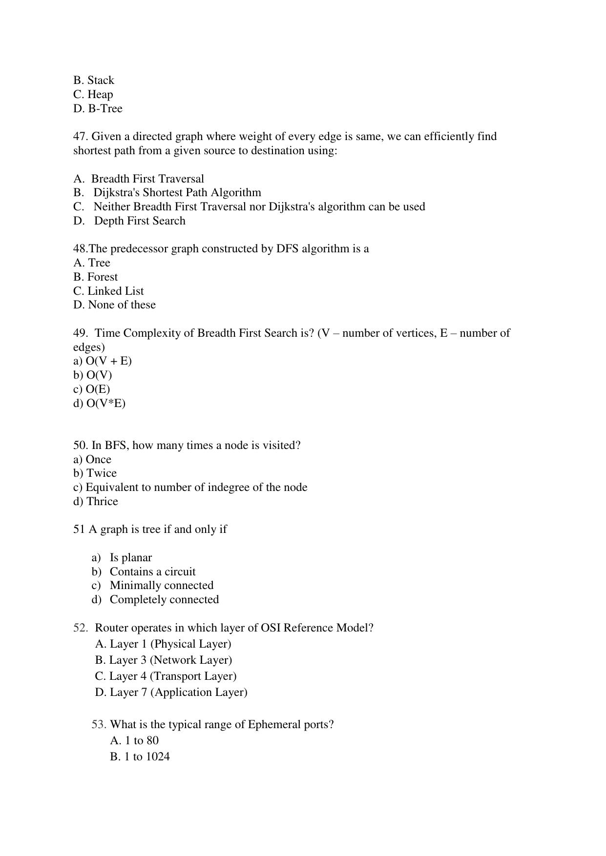 Odisha CPET COMPUTER SCIENCE SET II 2021 Question Paper - Page 8