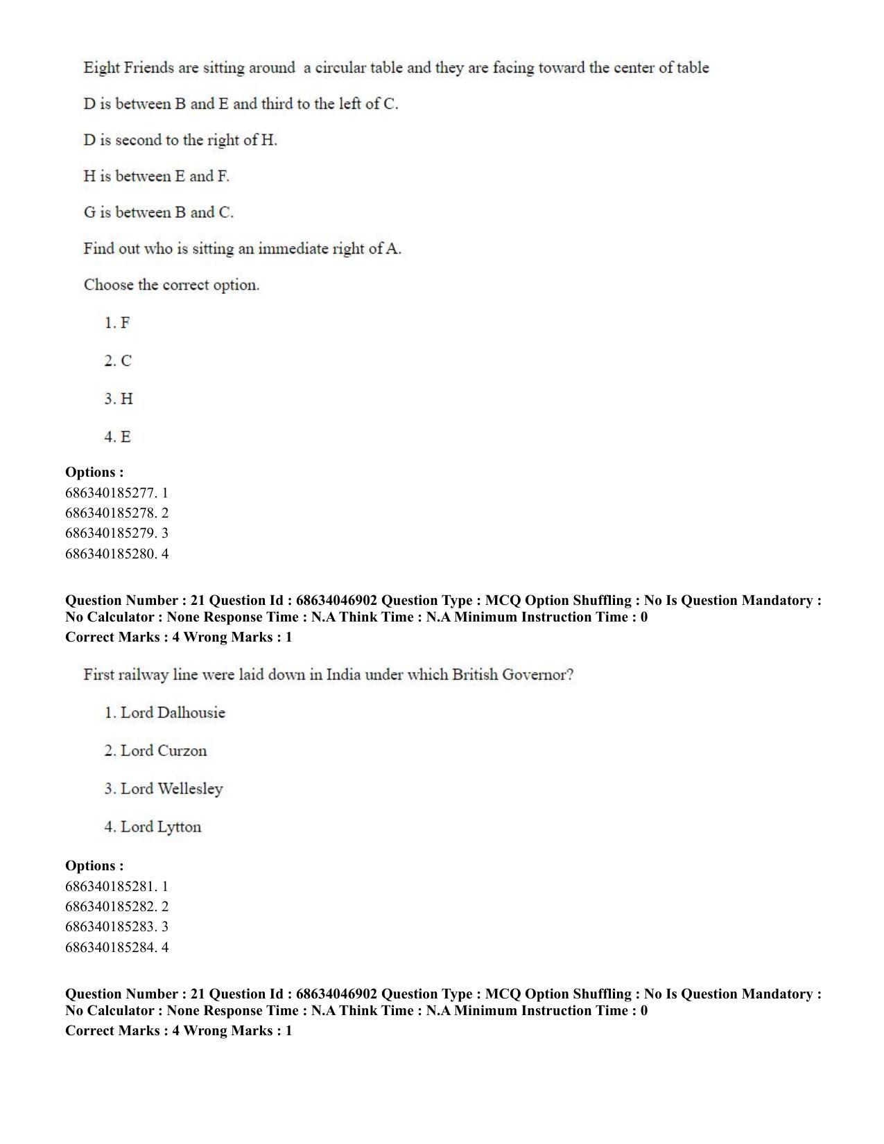 CUET PG 2023: LAQP01 – English (Eng) - Shift 2 (30-06-2023) Question Paper - Page 21