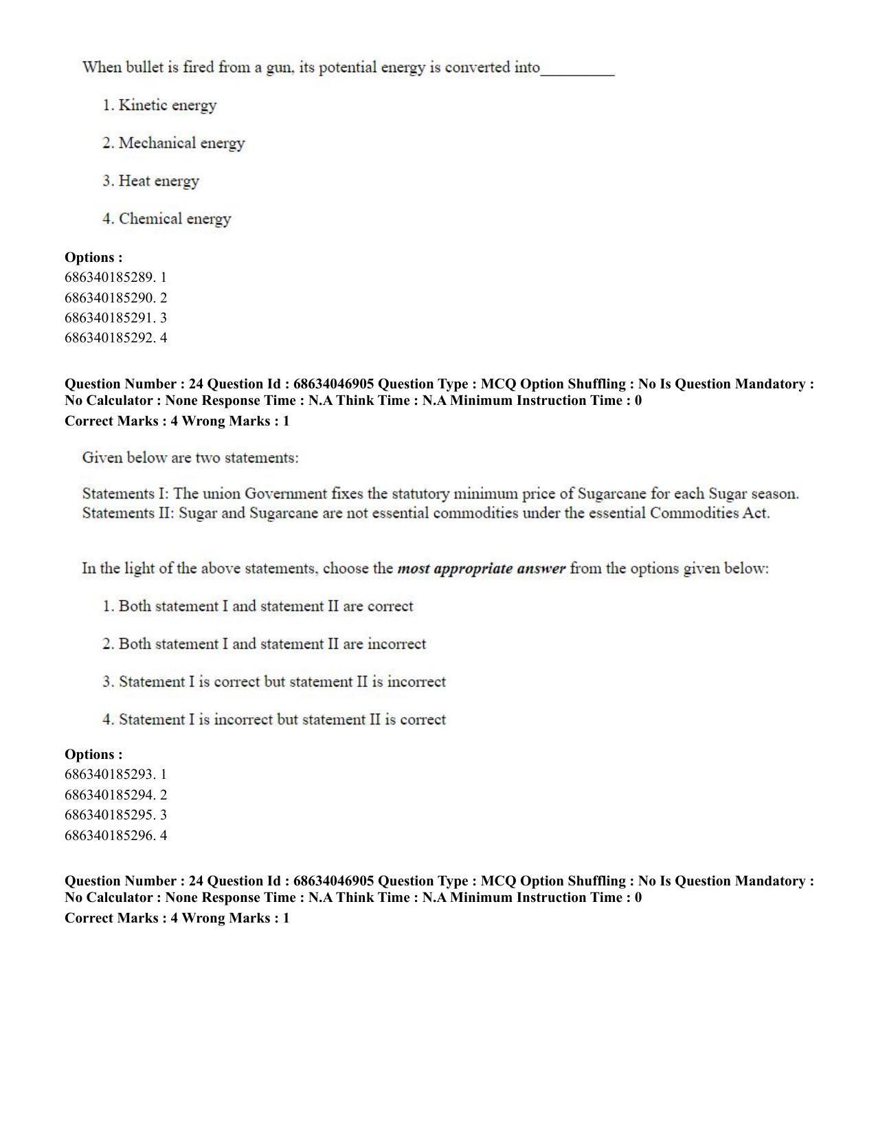 CUET PG 2023: LAQP01 – English (Eng) - Shift 2 (30-06-2023) Question Paper - Page 24
