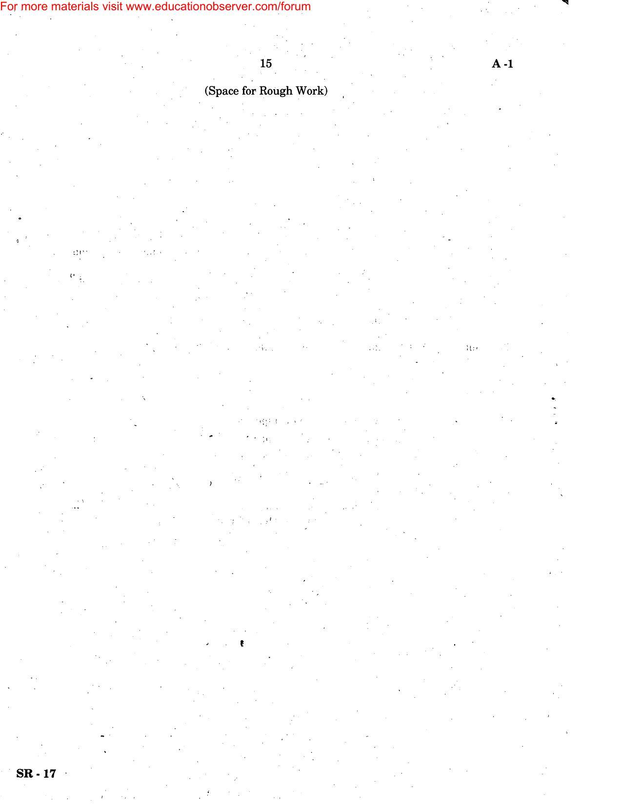 KEAM Paper II 2005 Question Paper - Page 15