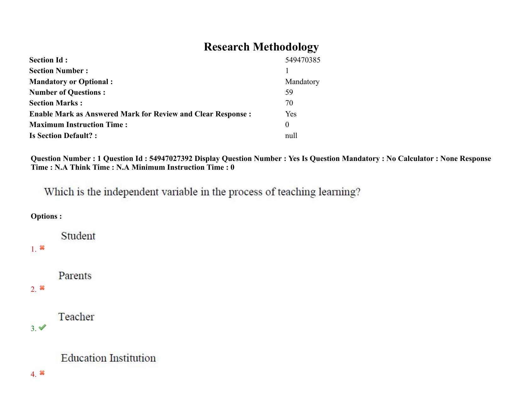 AP RCET 2022: Botany -  19-10-2022 (Wednesday) Session-I Question Paper With keys - Page 2