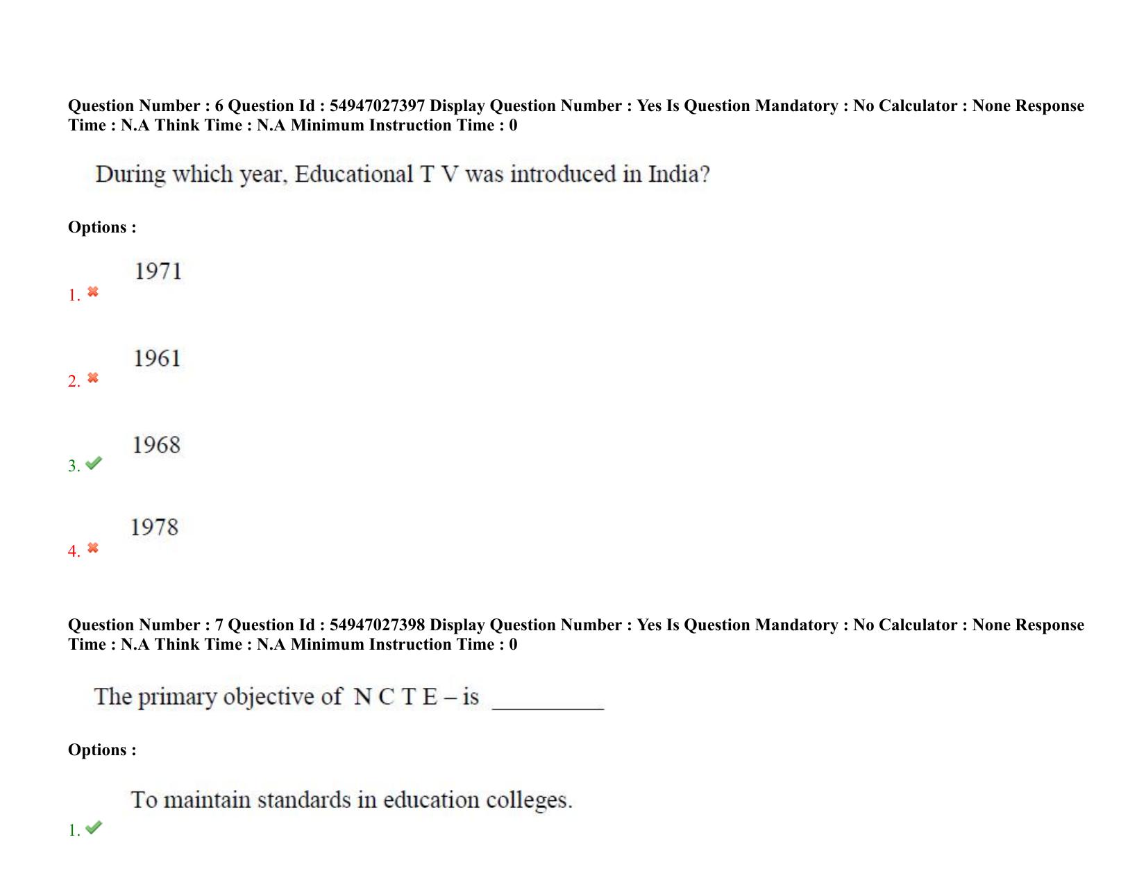 AP RCET 2022: Botany -  19-10-2022 (Wednesday) Session-I Question Paper With keys - Page 6