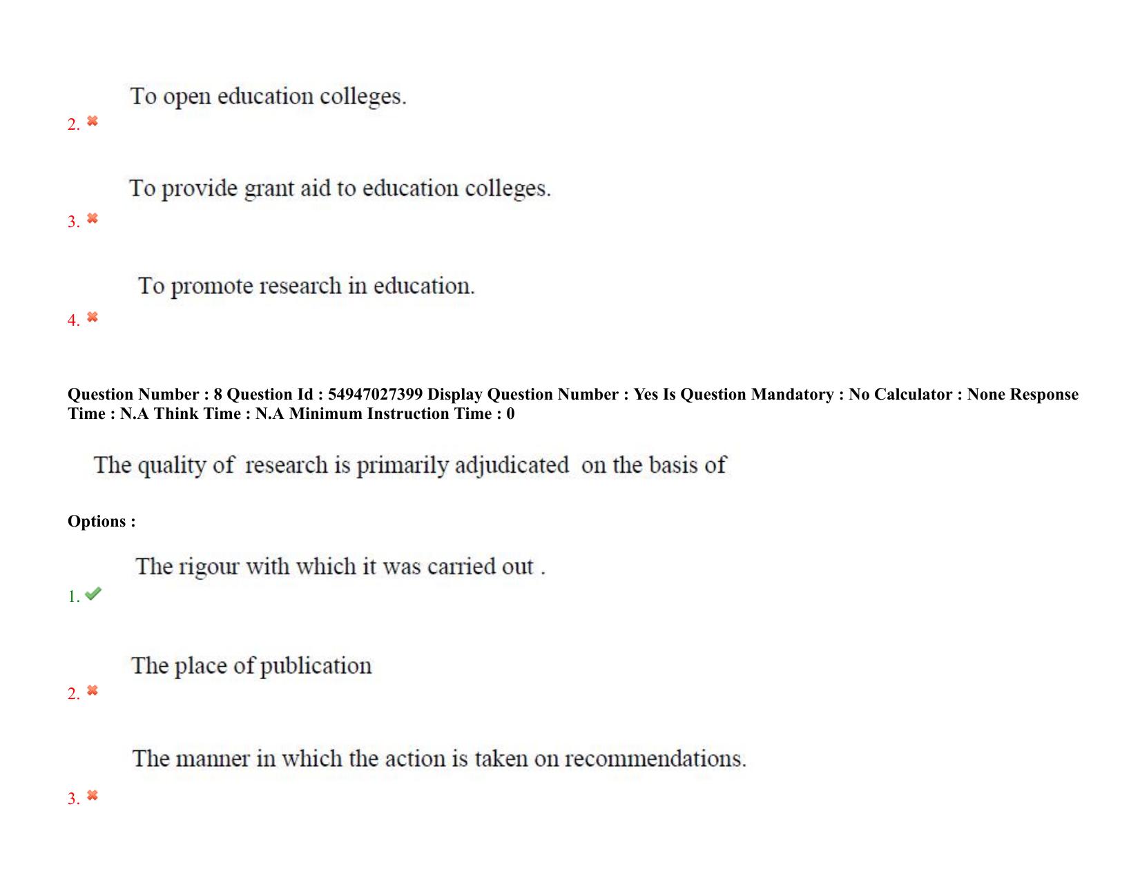 AP RCET 2022: Botany -  19-10-2022 (Wednesday) Session-I Question Paper With keys - Page 7