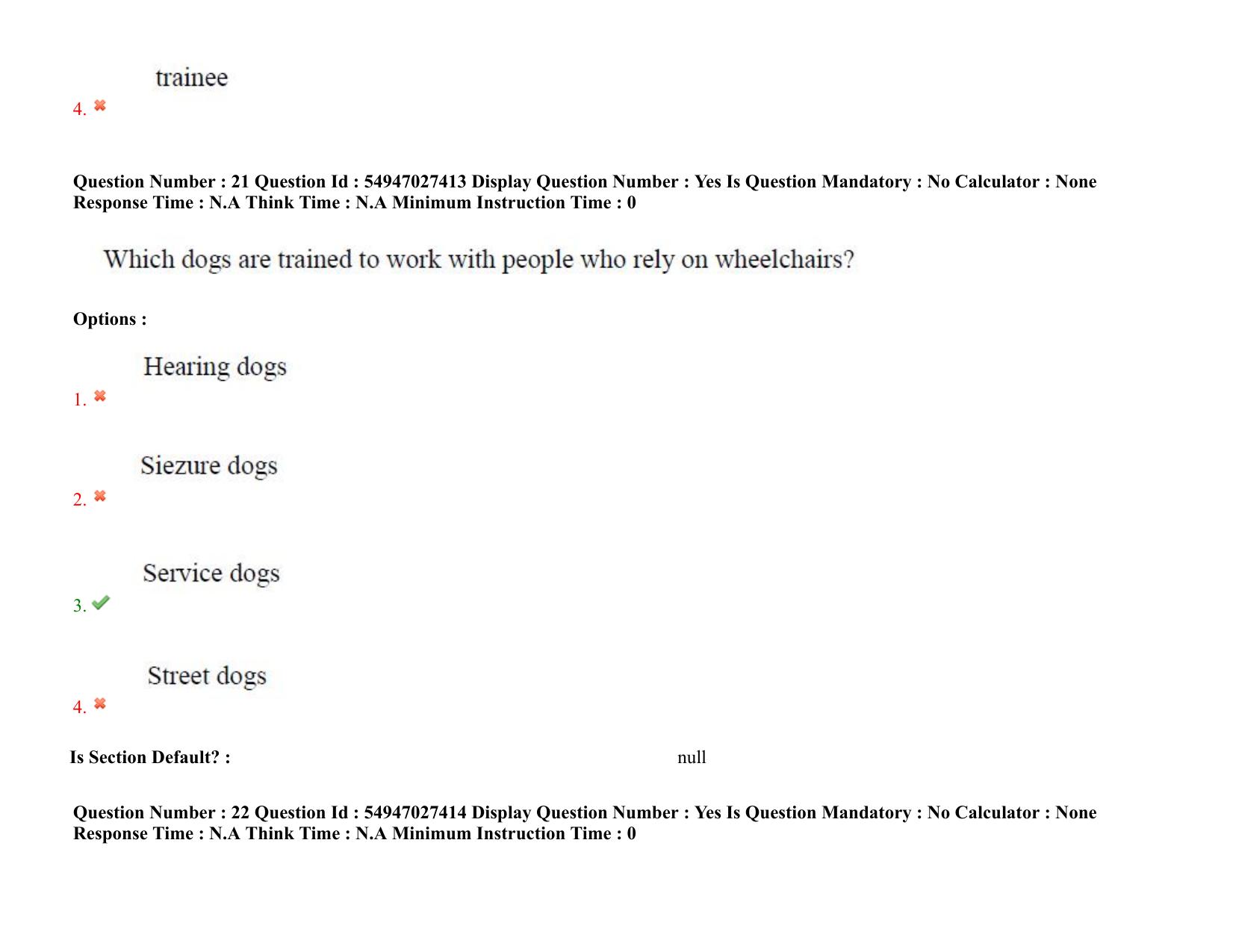 AP RCET 2022: Botany -  19-10-2022 (Wednesday) Session-I Question Paper With keys - Page 18