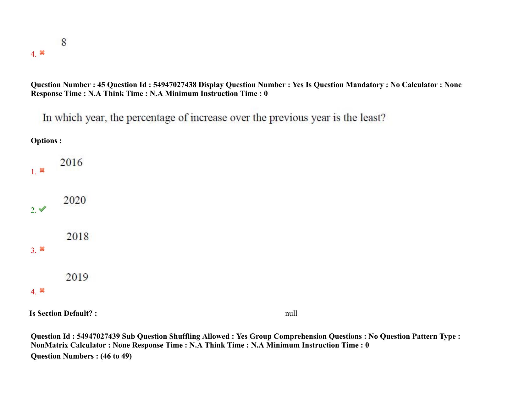 AP RCET 2022: Botany -  19-10-2022 (Wednesday) Session-I Question Paper With keys - Page 36