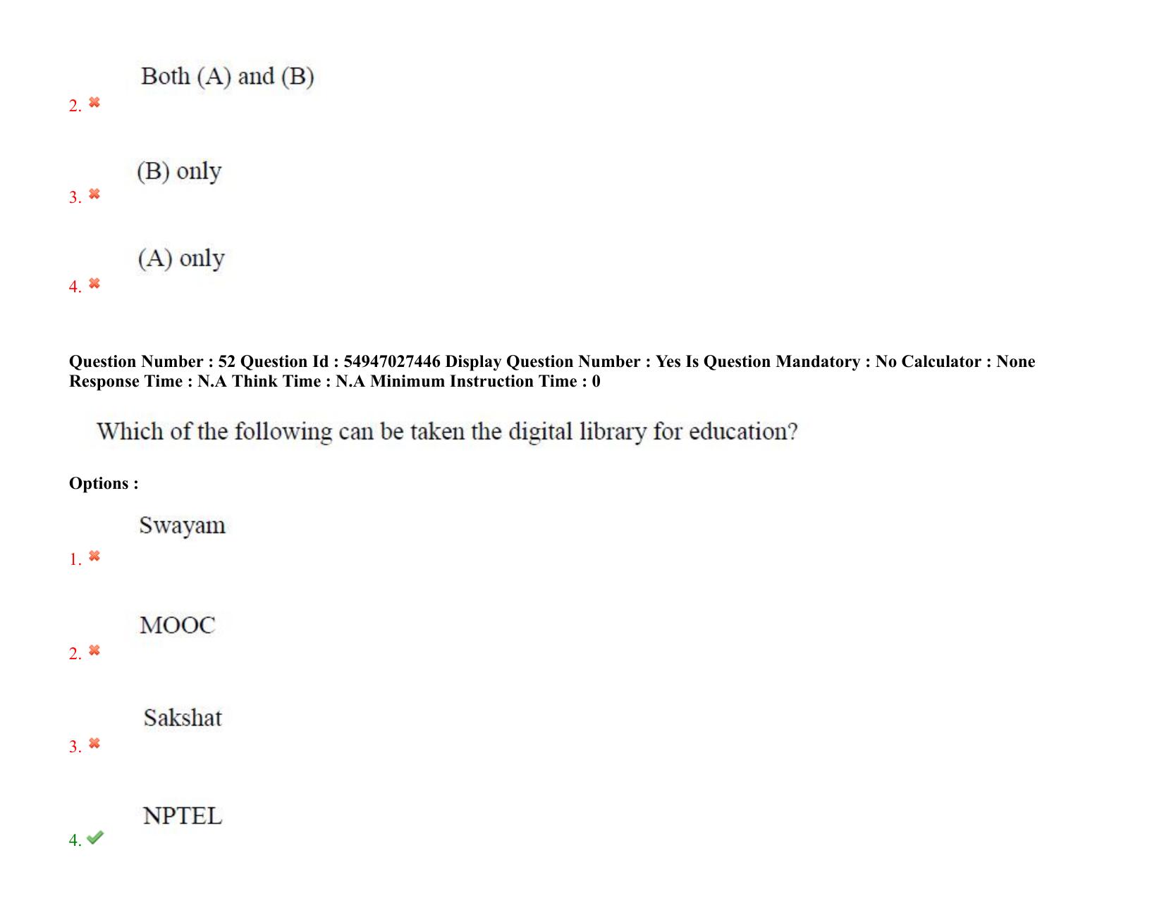 AP RCET 2022: Botany -  19-10-2022 (Wednesday) Session-I Question Paper With keys - Page 42