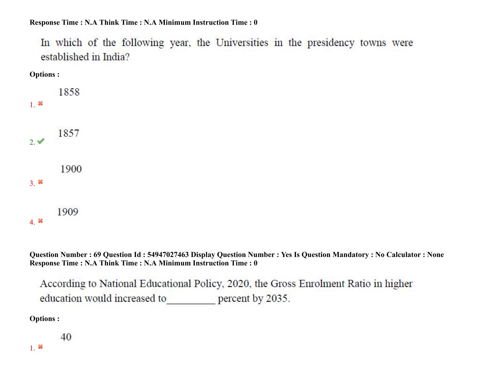 AP RCET 2022: Botany -  19-10-2022 (Wednesday) Session-I Question Paper With keys - Page 55