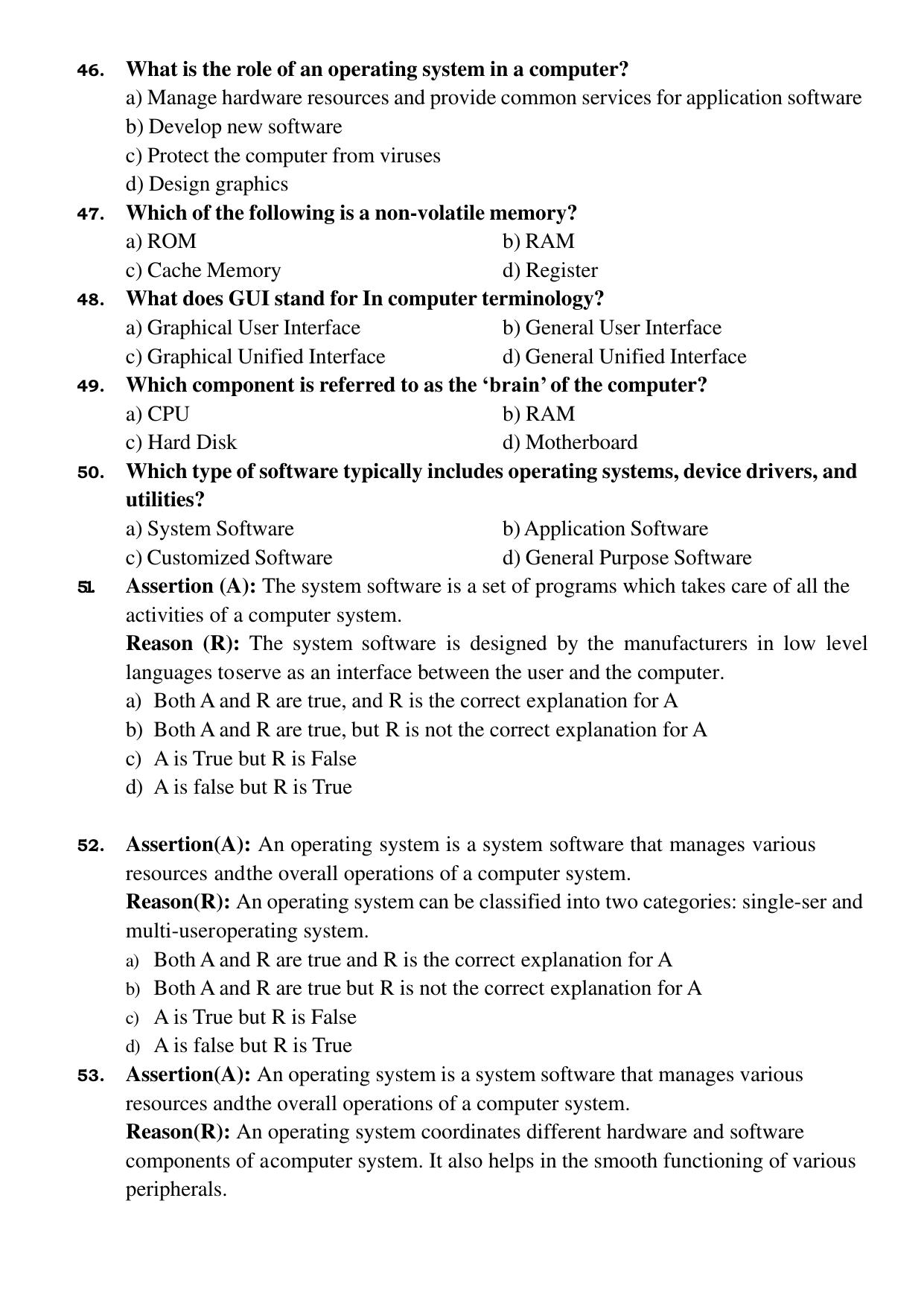 Karnataka 1st PUC Question Bank 2025 Comp Science (English Medium) - Page 7